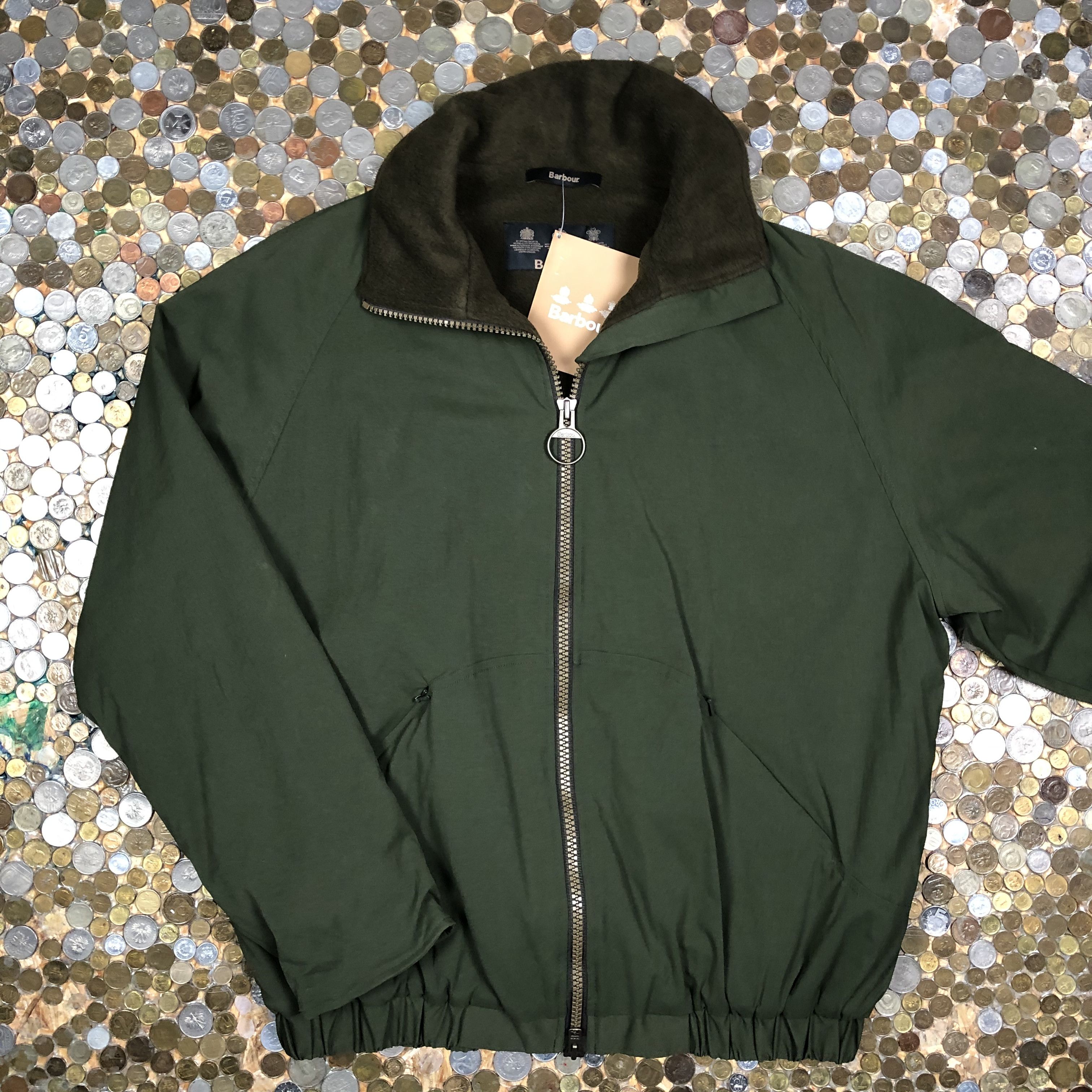 Barbour Vintage Bomber Jacket 90's with shepa