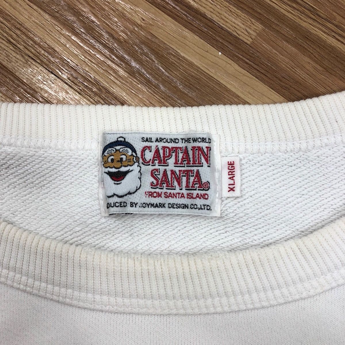 Vintage Pick!! Vtg CAPTAIN SANTA Sweatshirt Pullover Size US XL / EU 56 / 4 - 3 Thumbnail