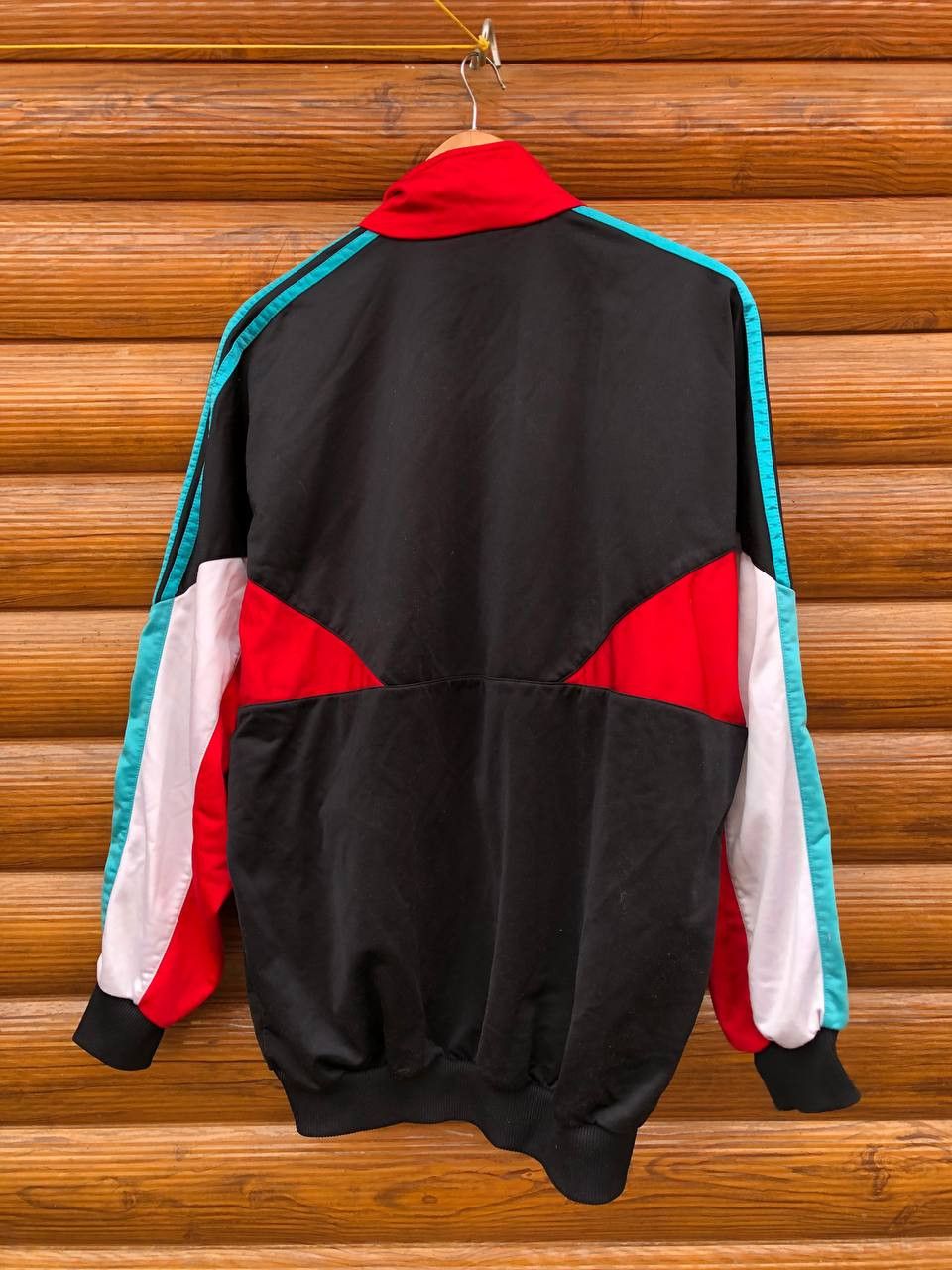 Vintage Vintage Adidas Suisse Soccer Football Jacket 90s Size US L / EU 52-54 / 3 - 3 Thumbnail