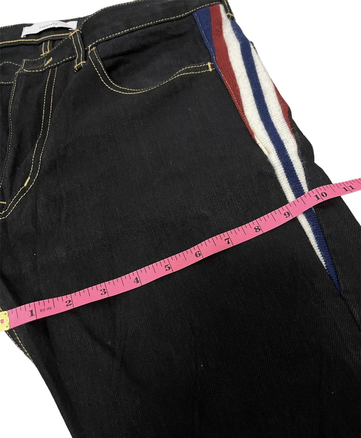 Facetasm Rare! Facetasm Side Rib Denim / Nice design Size US 33 - 8 Thumbnail