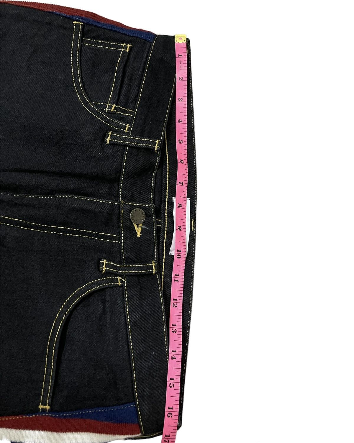 Facetasm Rare! Facetasm Side Rib Denim / Nice design Size US 33 - 6 Thumbnail