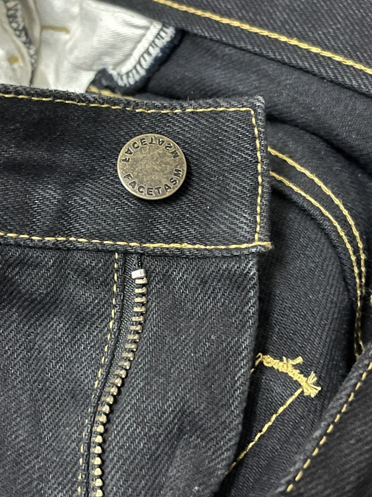 Facetasm Rare! Facetasm Side Rib Denim / Nice design Size US 33 - 10 Thumbnail