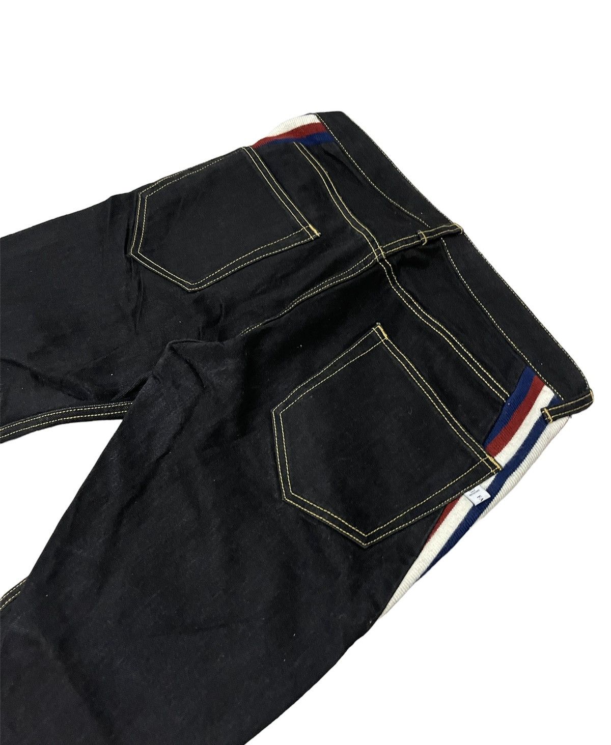 Facetasm Rare! Facetasm Side Rib Denim / Nice design Size US 33 - 4 Thumbnail