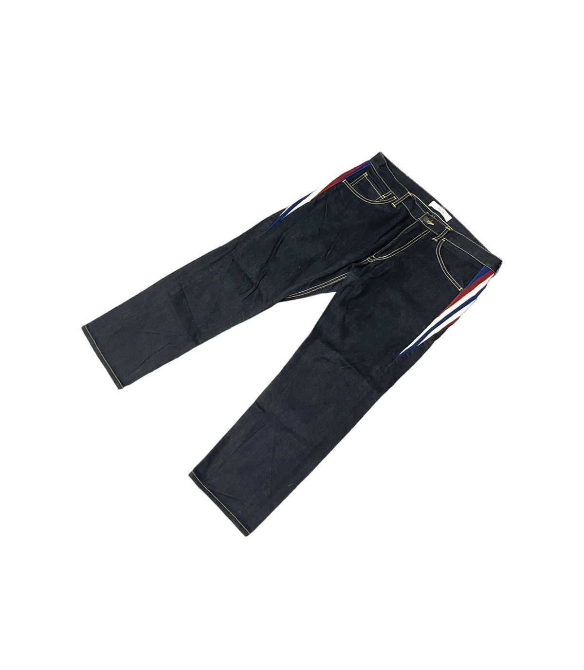 Facetasm Rare! Facetasm Side Rib Denim / Nice design Size US 33 - 1 Thumbnail