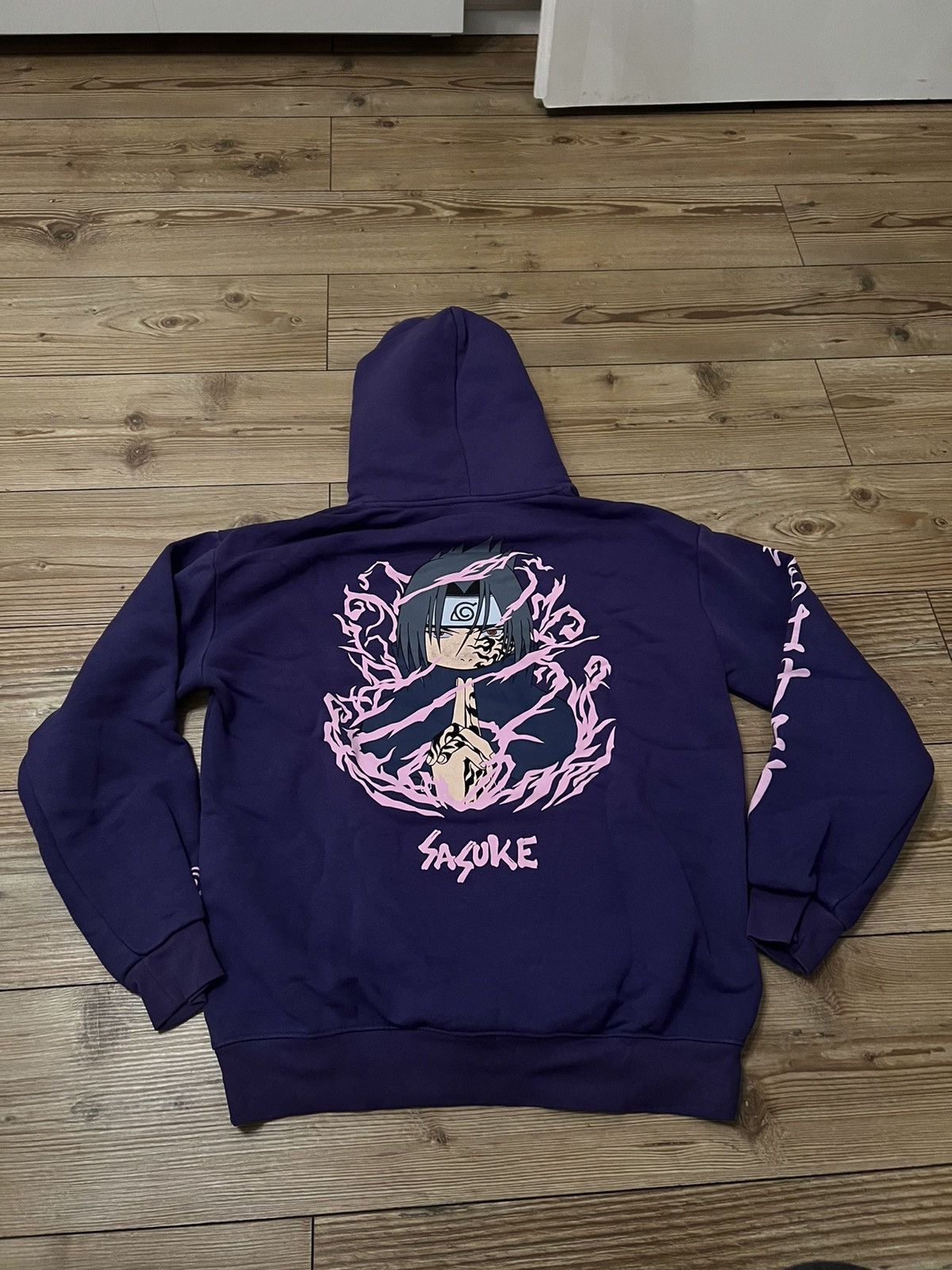 Pull Bear Vintage Style Naruto Hoodie with Sasuke Grailed