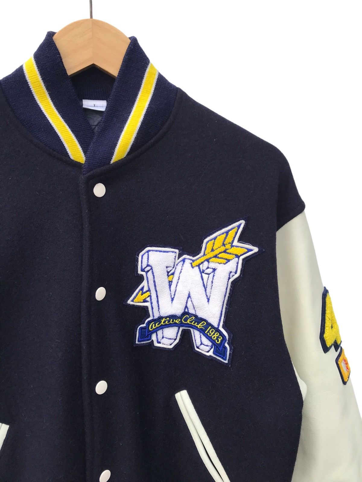 Vintage With Active Club Varsity Jacket Streetwear Fashion Jacket Size US M / EU 48-50 / 2 - 3 Thumbnail