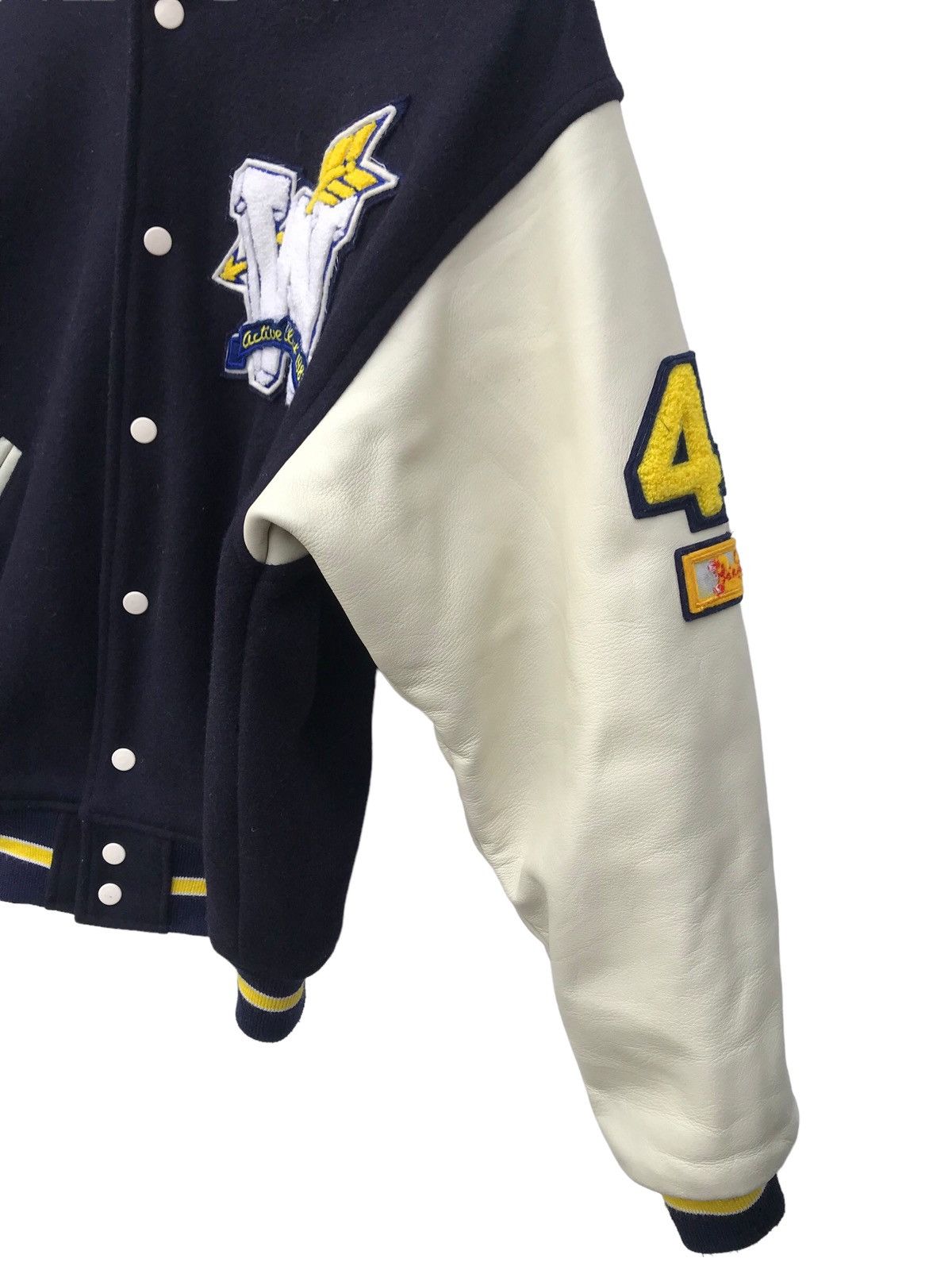 Vintage With Active Club Varsity Jacket Streetwear Fashion Jacket Size US M / EU 48-50 / 2 - 6 Thumbnail