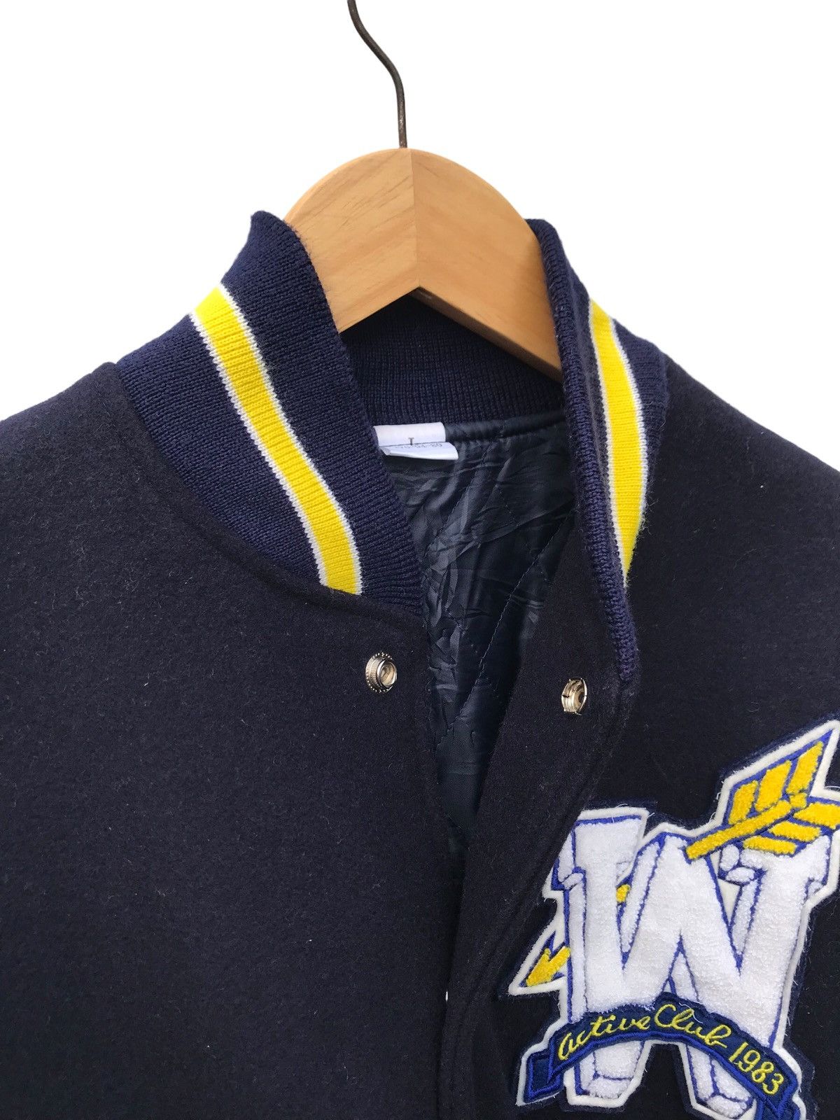 Vintage With Active Club Varsity Jacket Streetwear Fashion Jacket Size US M / EU 48-50 / 2 - 4 Thumbnail
