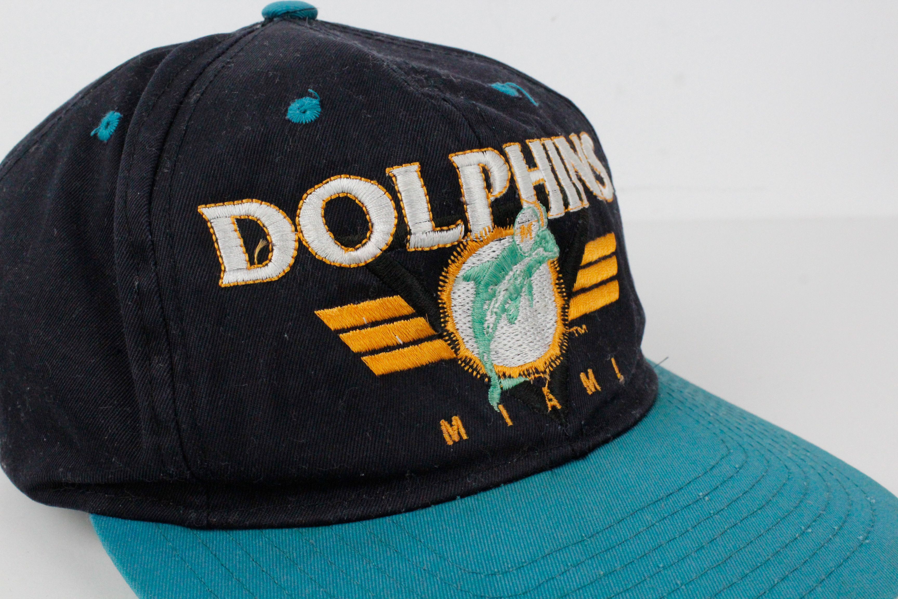NFL × Vintage Vintage 1993 NFL Dolphins Miami Team Logo Cap Size ONE SIZE - 2 Thumbnail