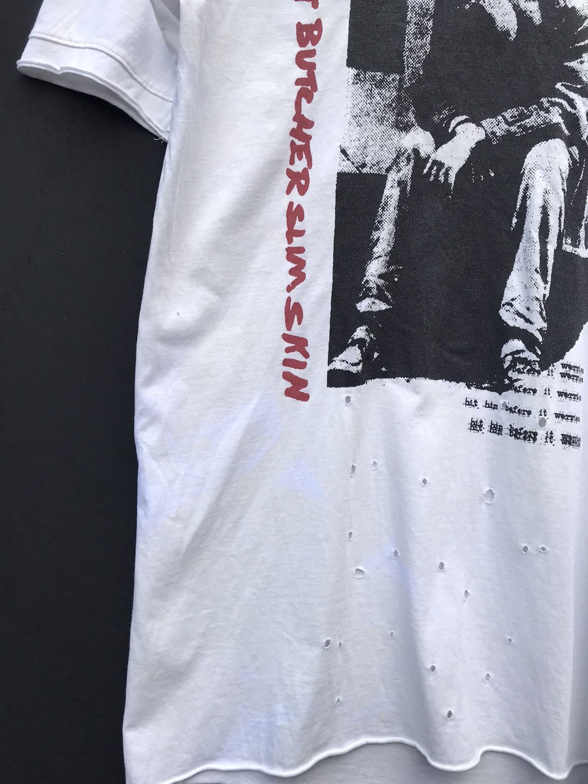 Diet Butcher Slim Skin Diet Butcher Slim Skin Distressed Graphic Tee(Discolouration Size US S / EU 44-46 / 1 - 6 Thumbnail