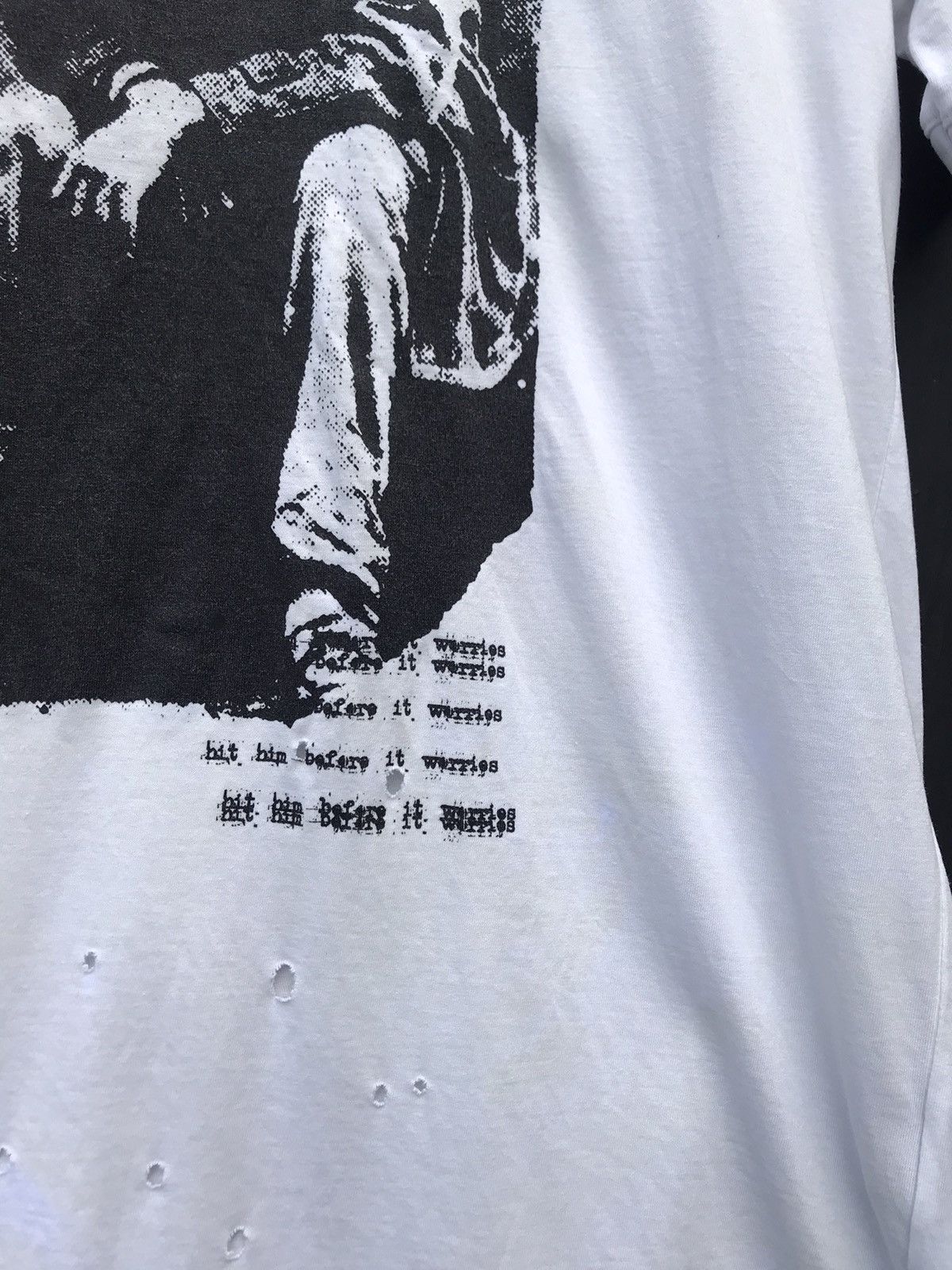 Diet Butcher Slim Skin Diet Butcher Slim Skin Distressed Graphic Tee(Discolouration Size US S / EU 44-46 / 1 - 8 Thumbnail