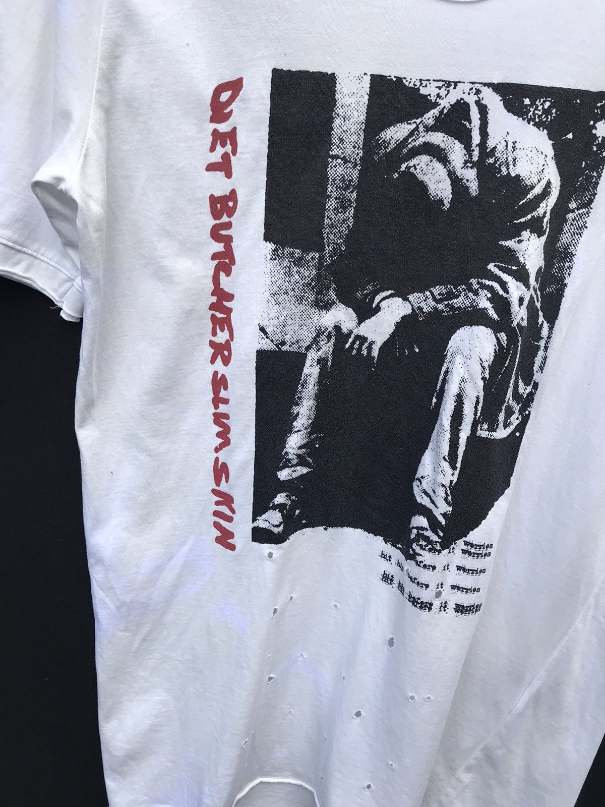 Diet Butcher Slim Skin Diet Butcher Slim Skin Distressed Graphic Tee(Discolouration Size US S / EU 44-46 / 1 - 12 Thumbnail
