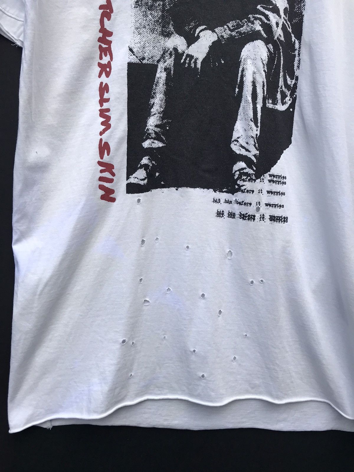 Diet Butcher Slim Skin Diet Butcher Slim Skin Distressed Graphic Tee(Discolouration Size US S / EU 44-46 / 1 - 7 Thumbnail