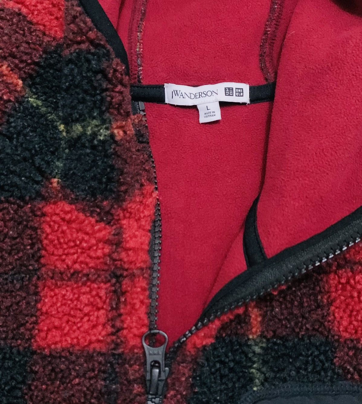 JW Anderson Very Rare Design Jw Anderson Uniqlo Wool Fleece Jacket 2000s Size US L / EU 52-54 / 3 - 5 Thumbnail