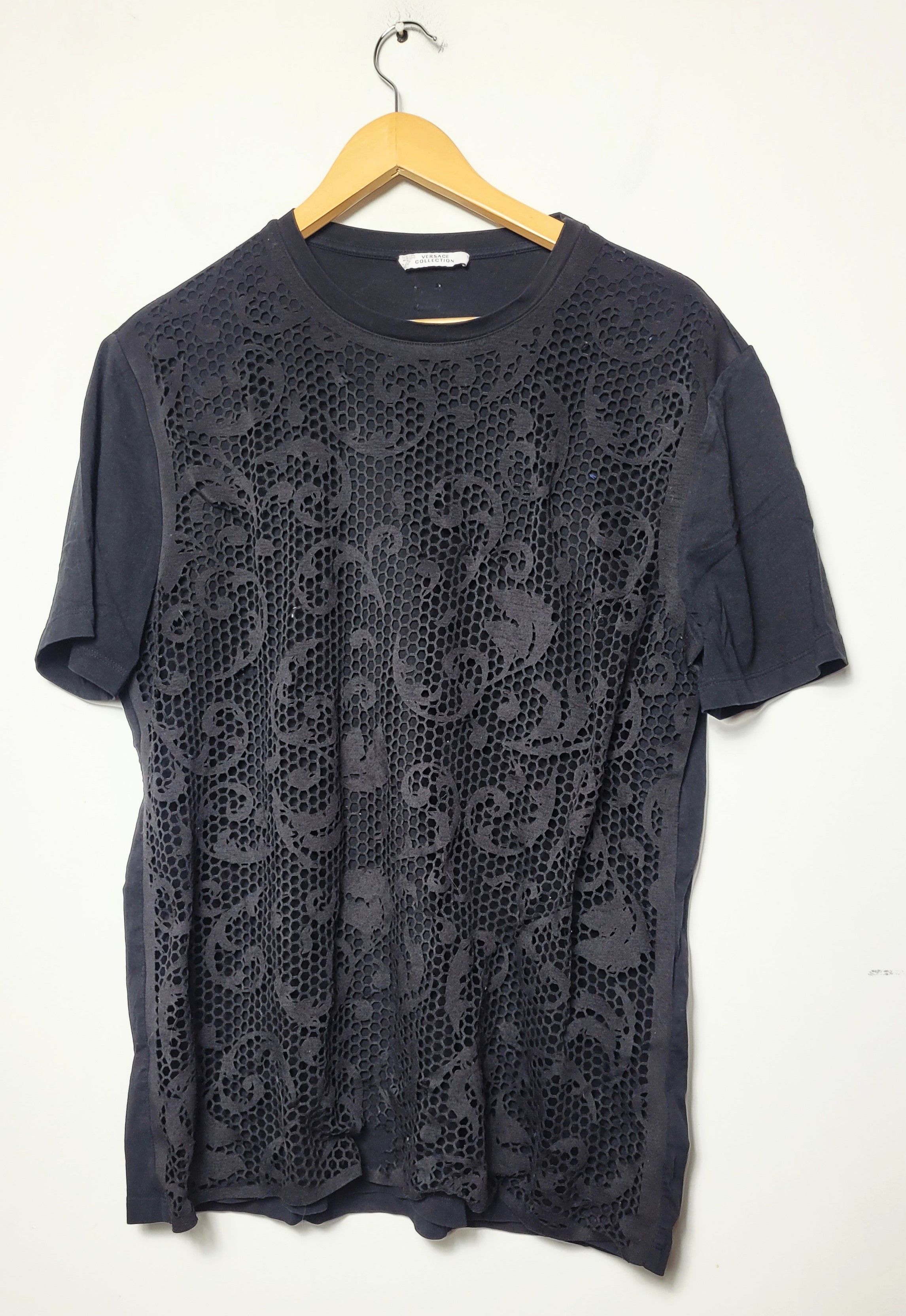 Versace Versace lace t-shirt Size US L / EU 52-54 / 3 - 1 Thumbnail