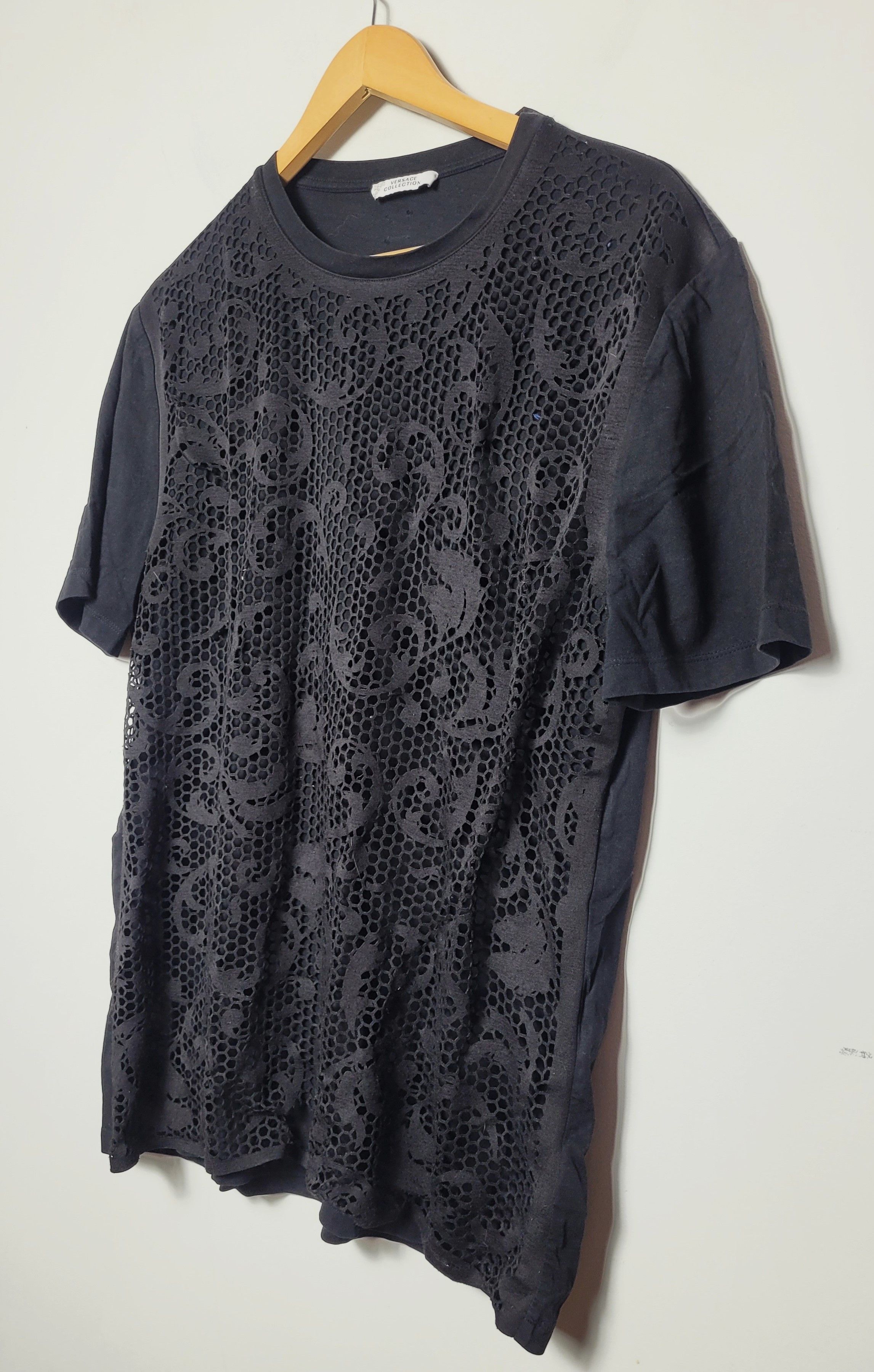 Versace Versace lace t-shirt Size US L / EU 52-54 / 3 - 2 Thumbnail