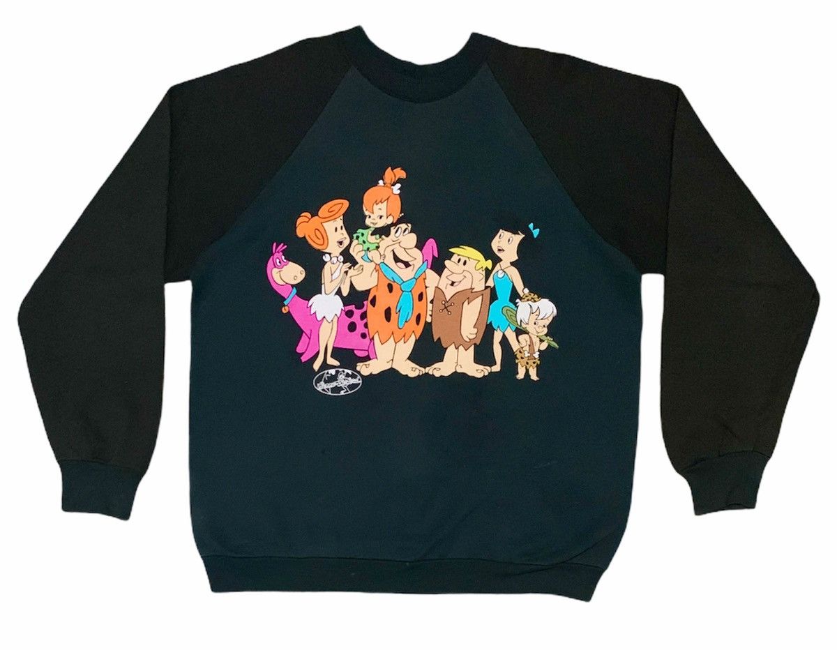 Vintage Rare Vintage Comedy Movie The Flintstones Sweatshirt 1990s Size US XL / EU 56 / 4 - 1 Thumbnail