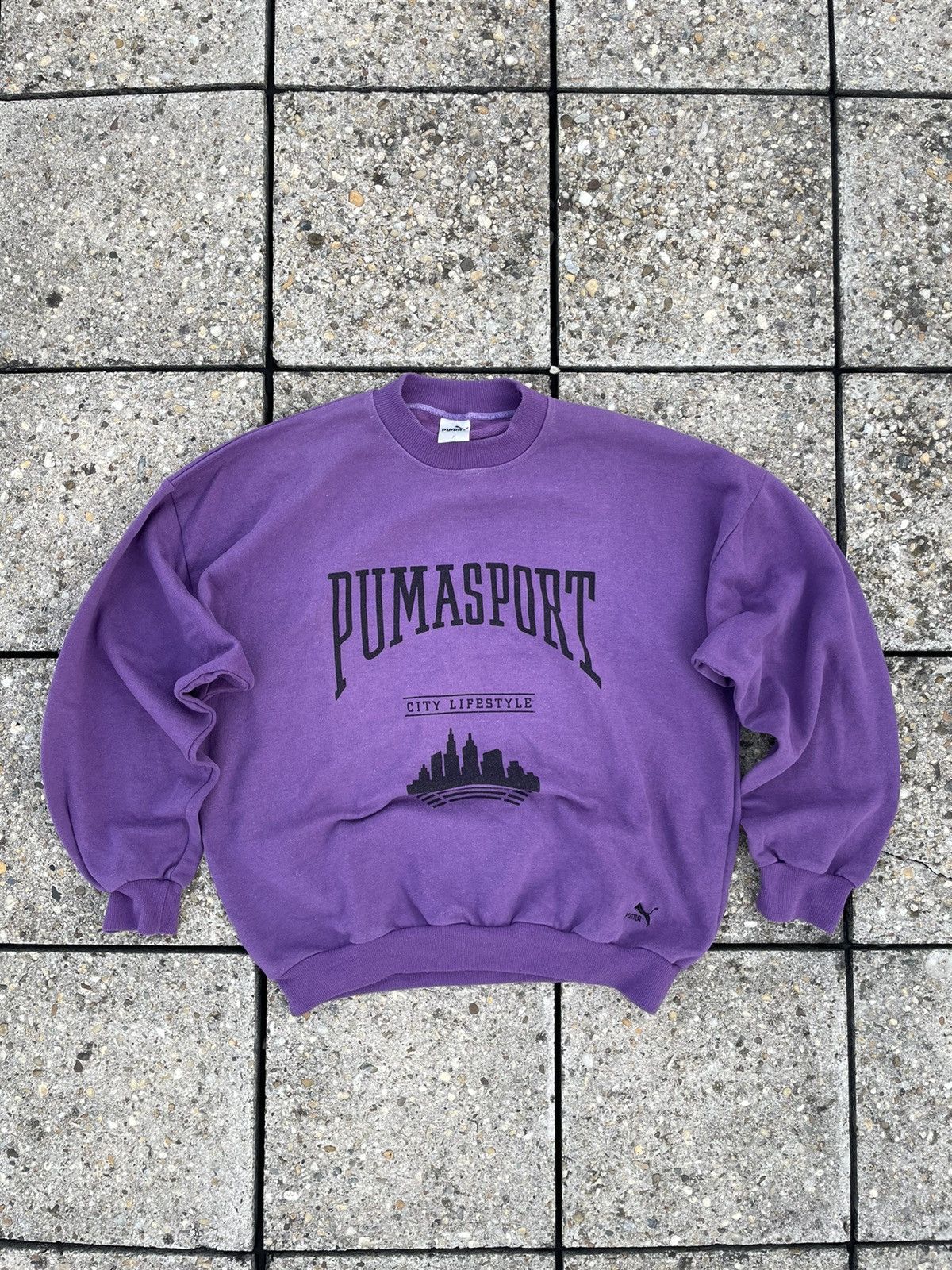 Puma Vintage Puma Sport Baggy Sweatshirt in Purple Size US L / EU 52-54 / 3 - 1 Thumbnail