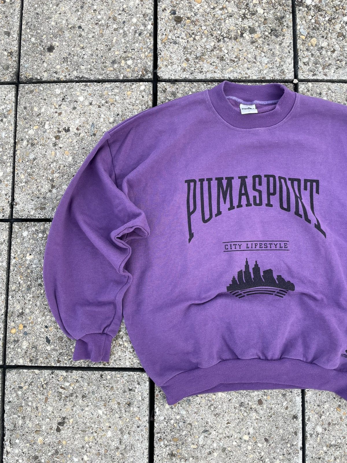 Puma Vintage Puma Sport Baggy Sweatshirt in Purple Size US L / EU 52-54 / 3 - 2 Thumbnail
