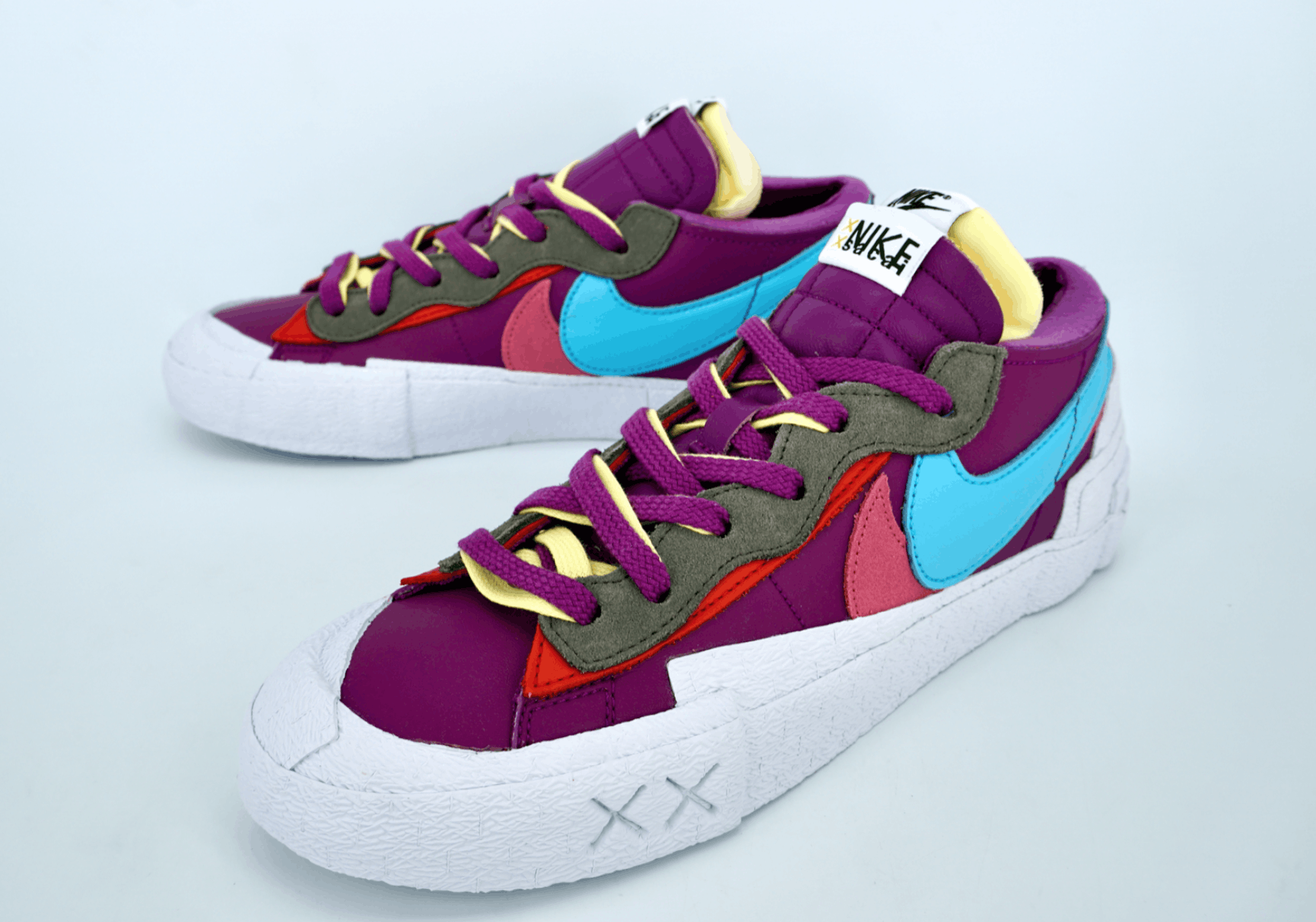 sacai nike purple