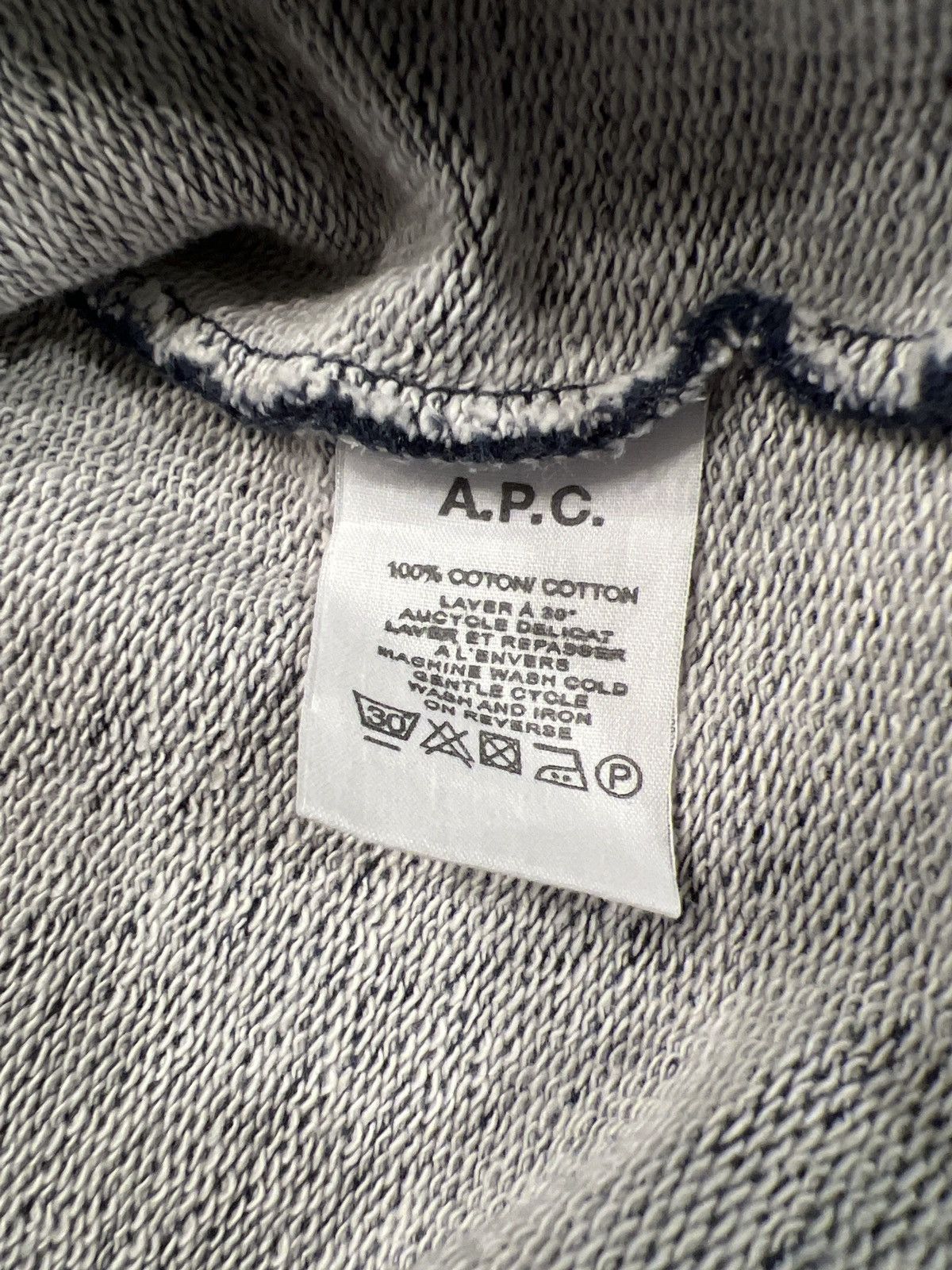 A.P.C. Navy APC Sweatshirt Size US M / EU 48-50 / 2 - 4 Thumbnail