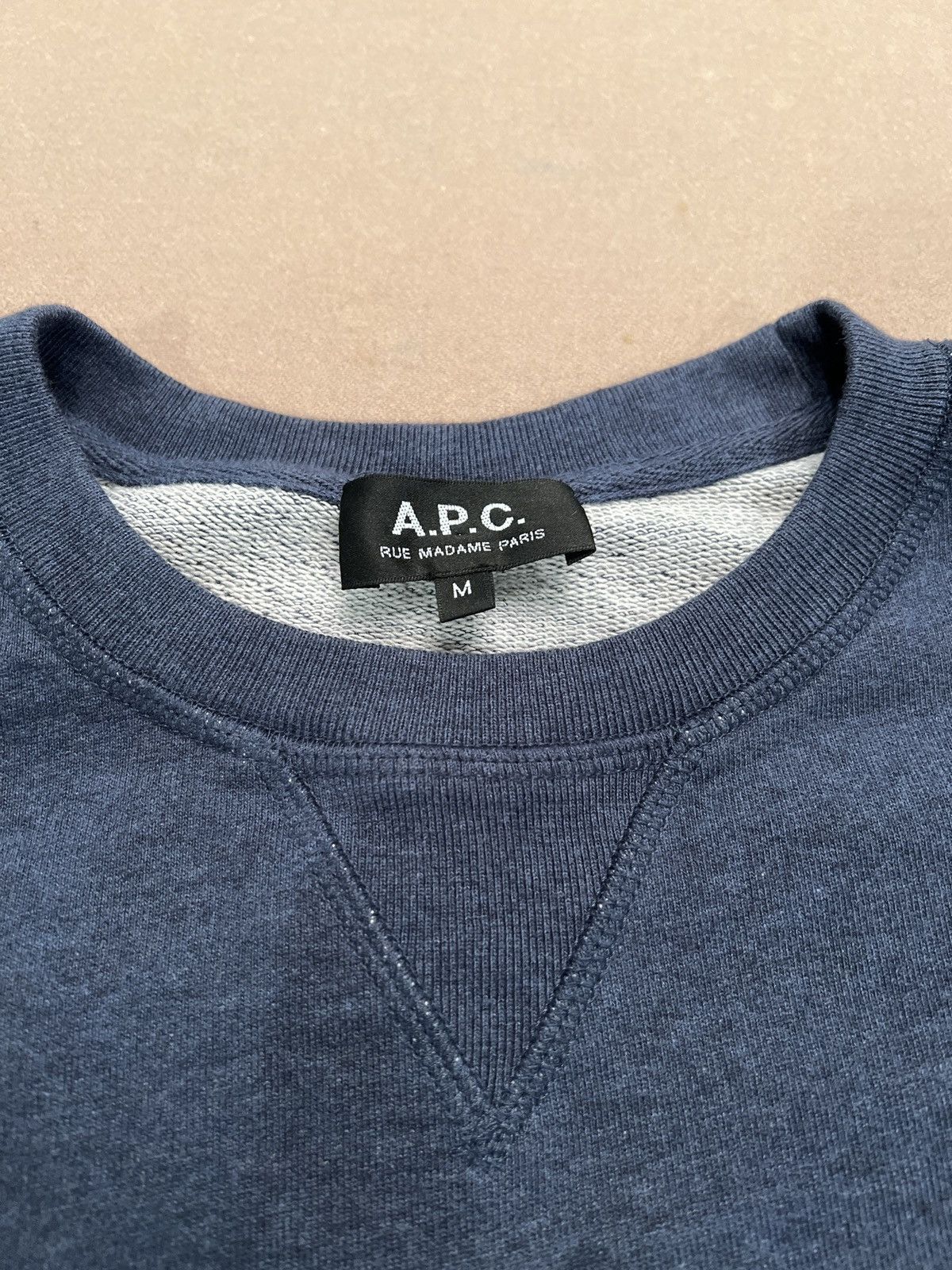 A.P.C. Navy APC Sweatshirt Size US M / EU 48-50 / 2 - 2 Thumbnail
