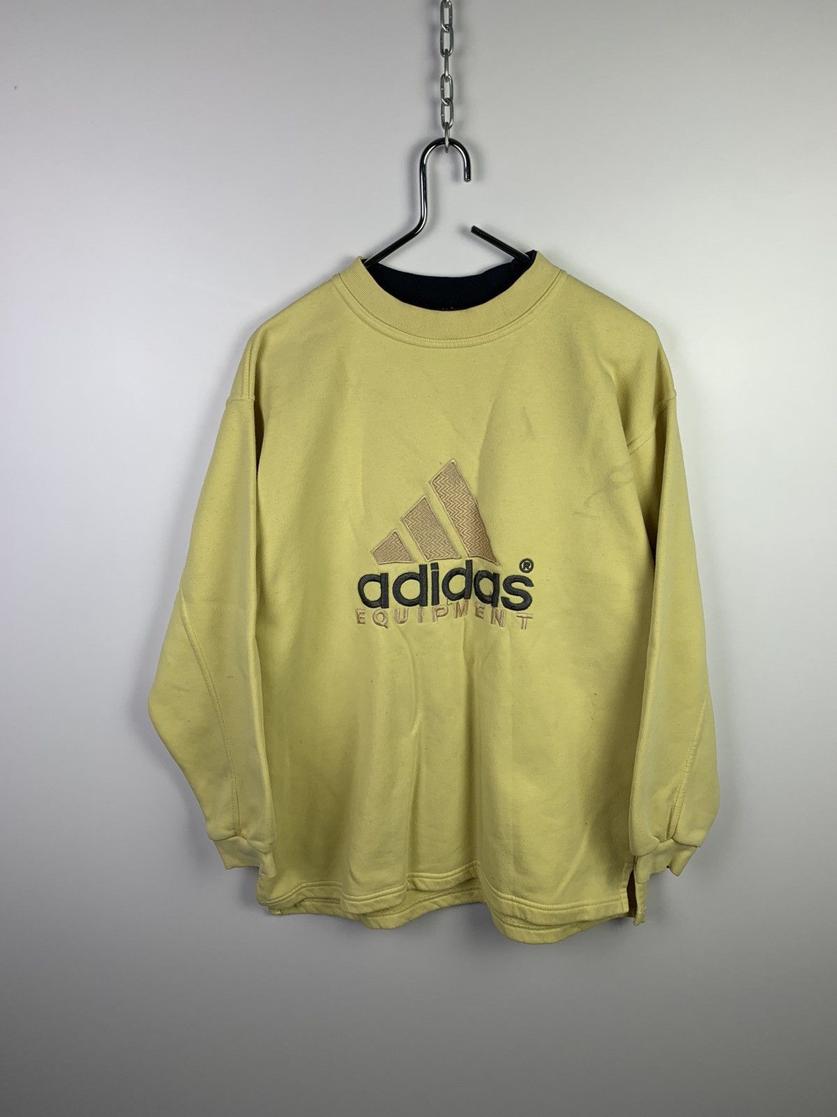 Adidas Equipment Vintage Adidas Equipment Vintage Sweater Yellow Grailed