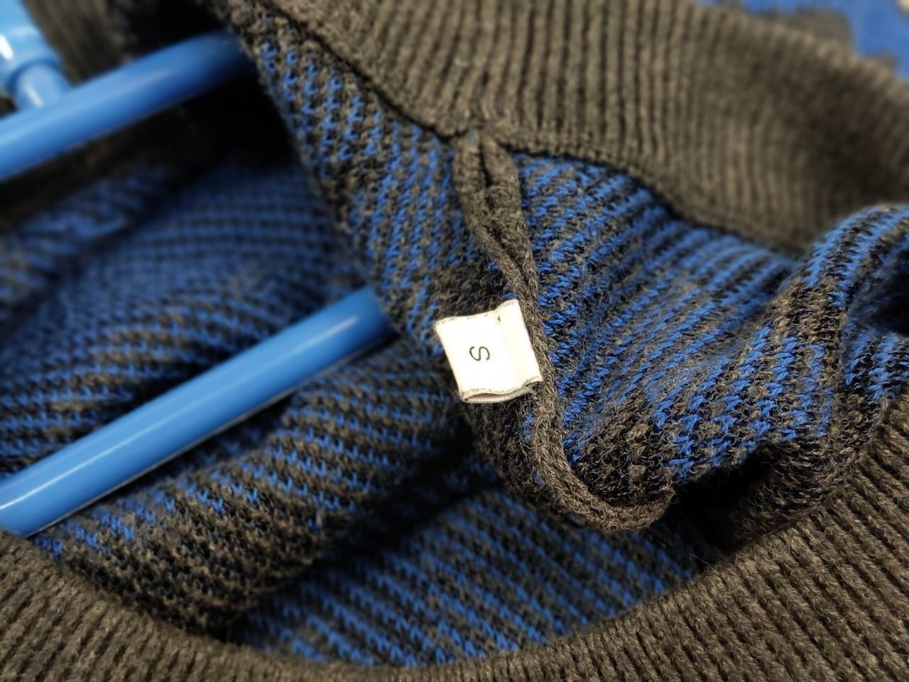 Sandro Sandro Blue Camo Wool pull Knitwear & Sweatshirts Size US S / EU 44-46 / 1 - 22 Thumbnail