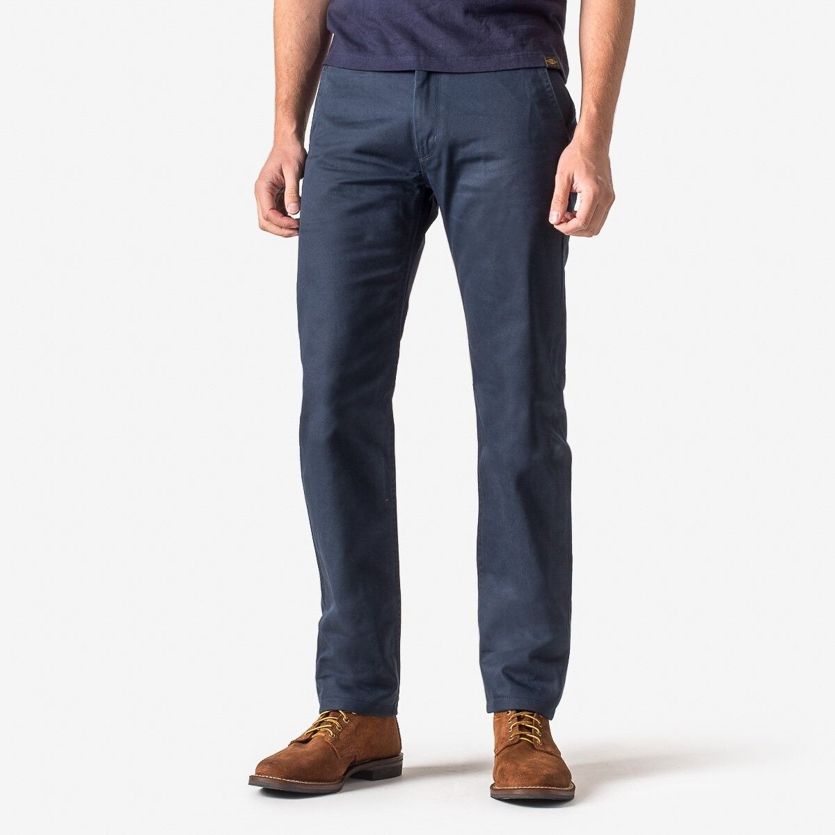 Iron Heart 9oz Mercerised Selvedge Cotton Slim Tapered Chinos Size US 29 - 1 Preview