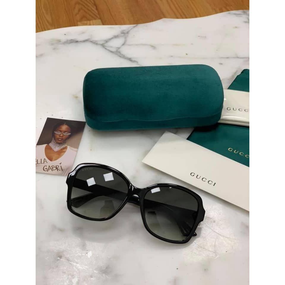 NEW Gucci GG0765SA buy 002 Black Butterfly Sunglasses with Marmont Logos