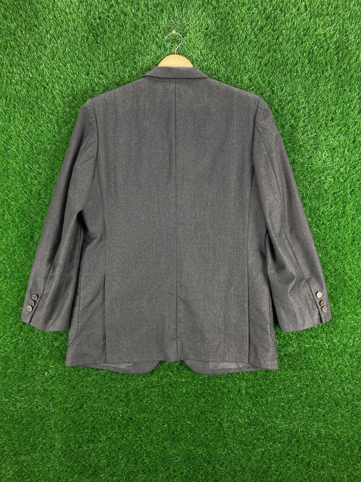Lanvin × Vintage Vintage Lanvin Paris Blazer Grey Size US M / EU 48-50 / 2 - 2 Thumbnail