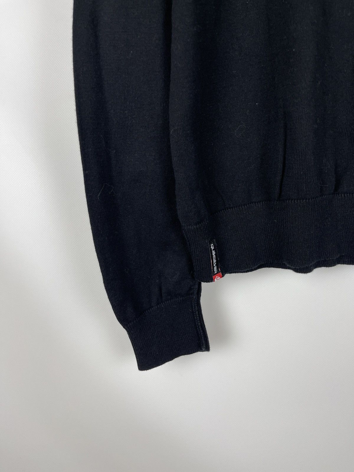 Quiksilver Quiksilver vintage big logo black knitted sweater sweatshirt Size US L / EU 52-54 / 3 - 6 Thumbnail