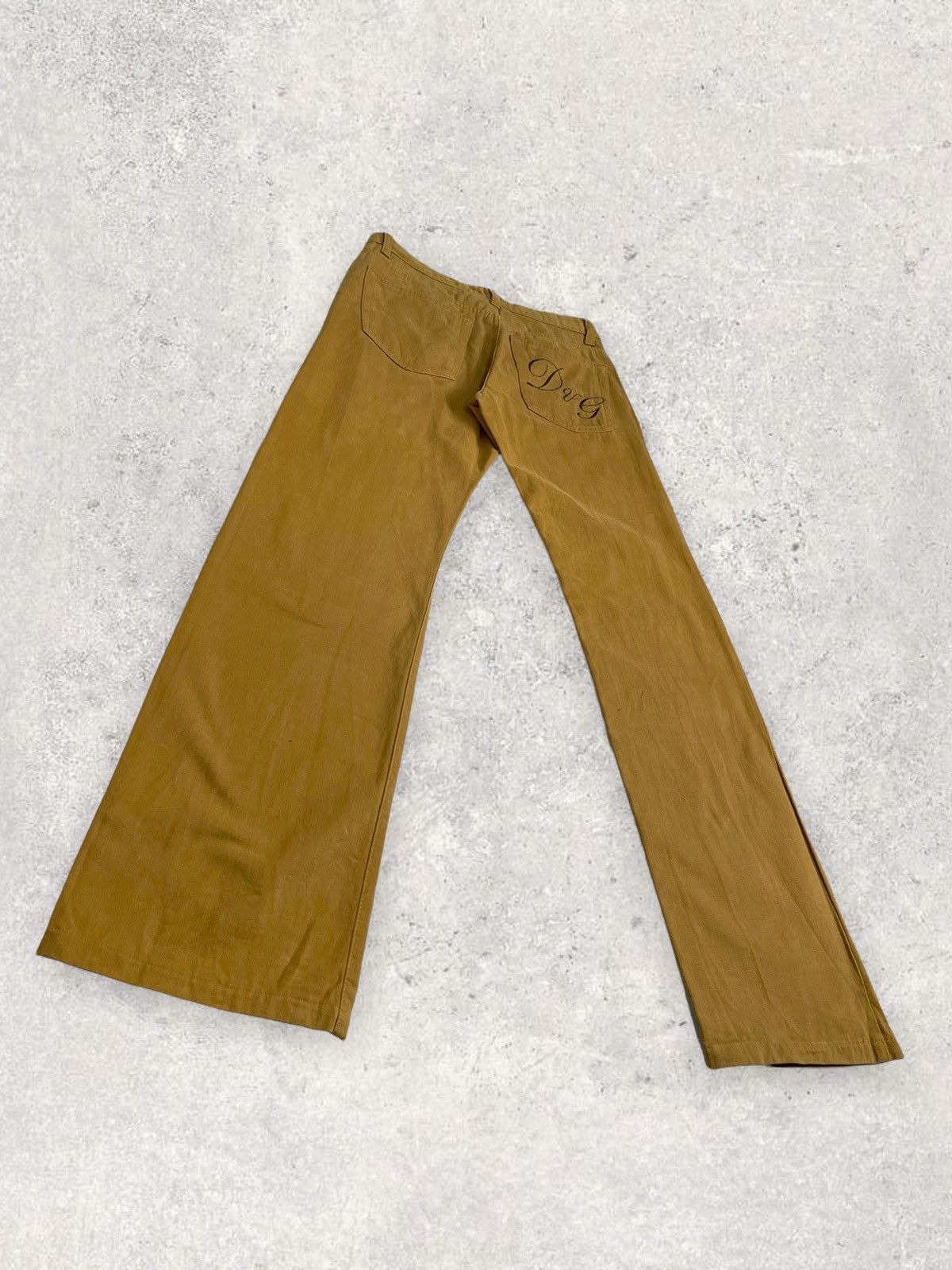 Dolce & Gabbana × Vintage Rare! Dolce&Gabbana Vintage Sand Pants Made in Italy 31 Size US 31 - 6 Thumbnail