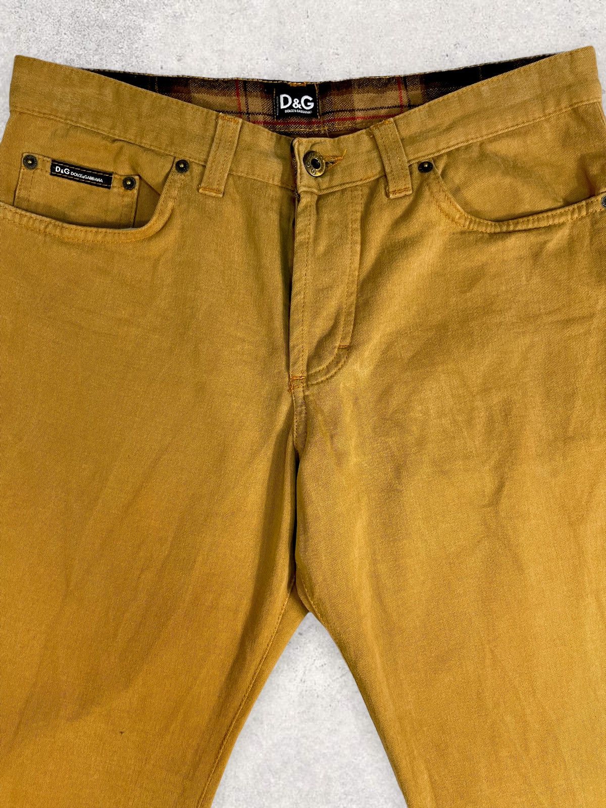 Dolce & Gabbana × Vintage Rare! Dolce&Gabbana Vintage Sand Pants Made in Italy 31 Size US 31 - 4 Thumbnail