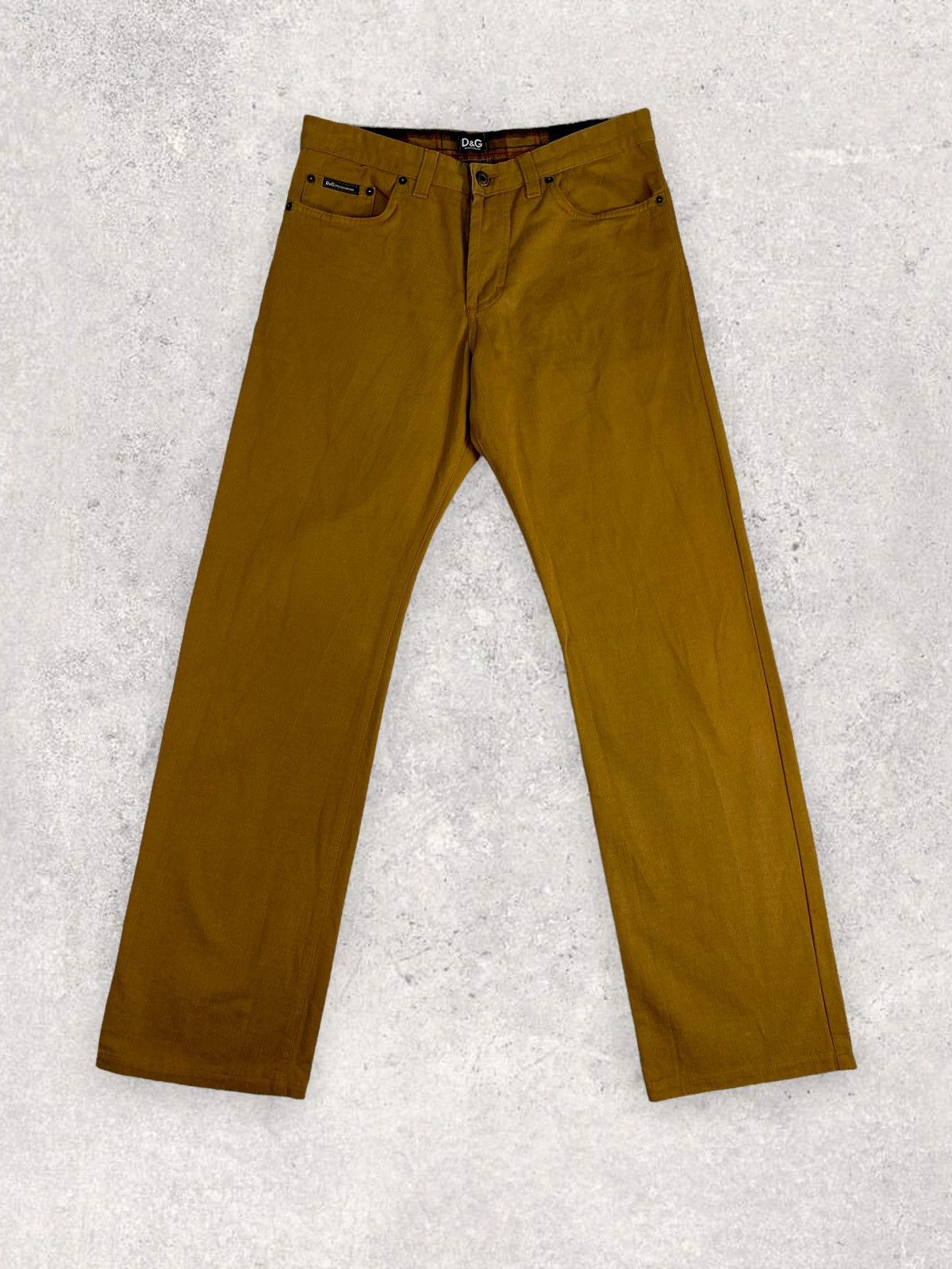 Dolce & Gabbana × Vintage Rare! Dolce&Gabbana Vintage Sand Pants Made in Italy 31 Size US 31 - 1 Thumbnail