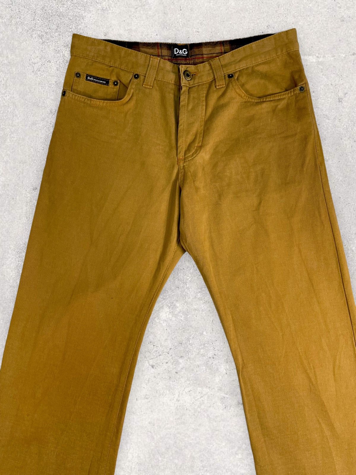 Dolce & Gabbana × Vintage Rare! Dolce&Gabbana Vintage Sand Pants Made in Italy 31 Size US 31 - 3 Thumbnail