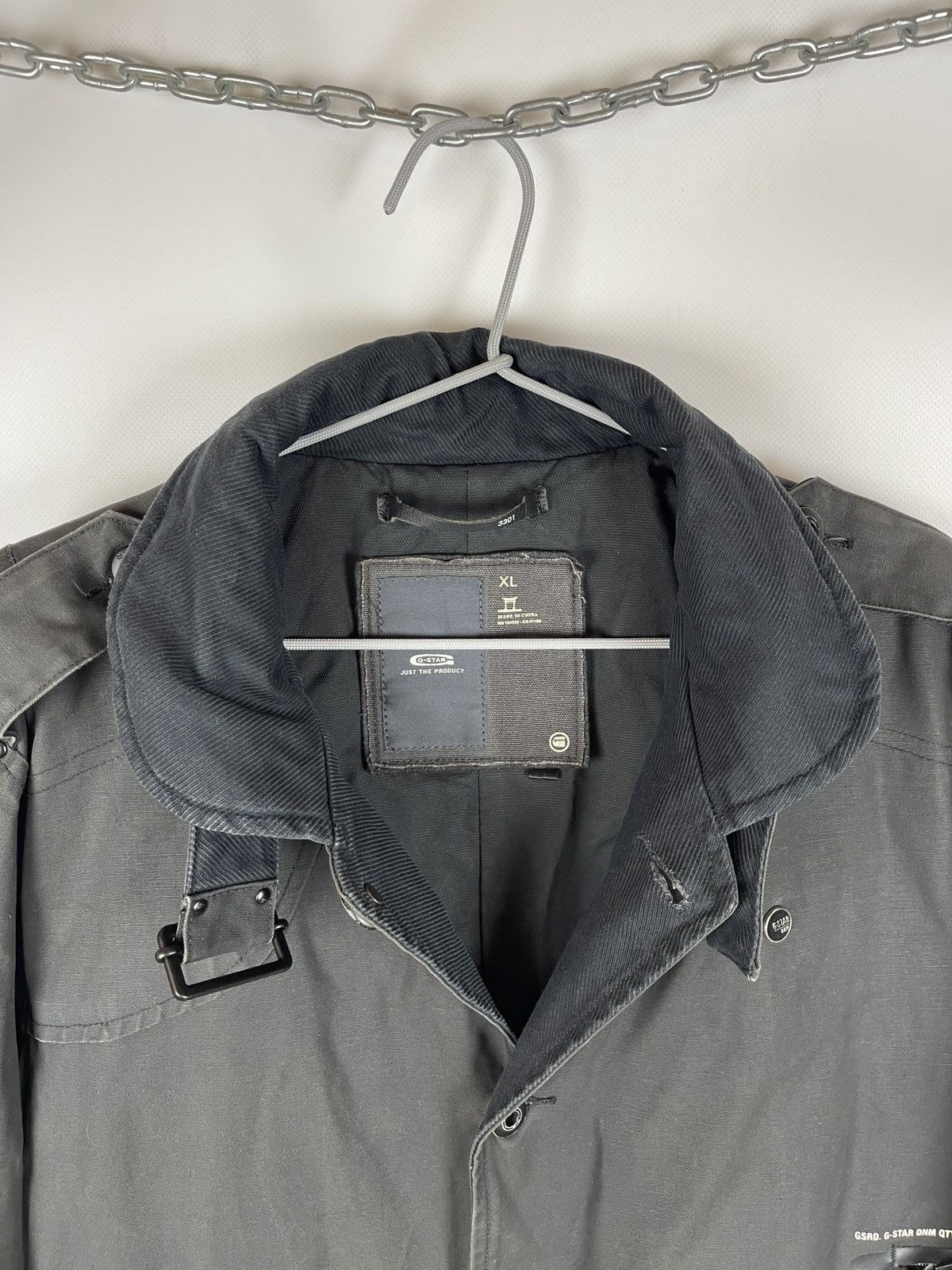 G-Star G-Star Raw Garber Trench coat jacket logo classic Size US XL / EU 56 / 4 - 10 Thumbnail