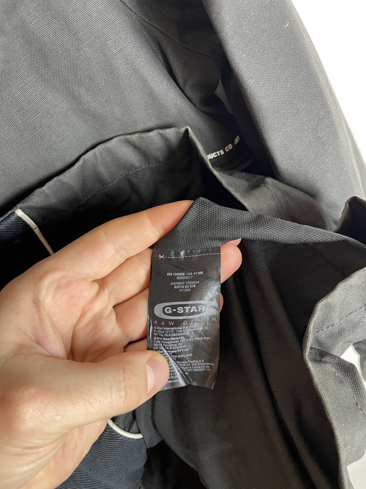 G-Star G-Star Raw Garber Trench coat jacket logo classic Size US XL / EU 56 / 4 - 18 Thumbnail