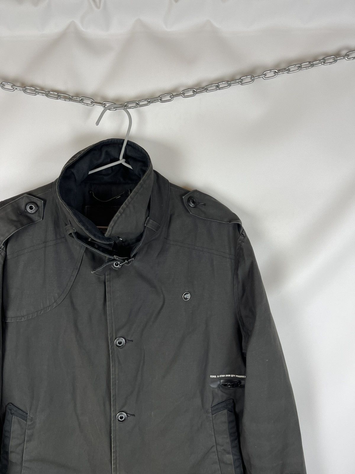 G-Star G-Star Raw Garber Trench coat jacket logo classic Size US XL / EU 56 / 4 - 4 Thumbnail