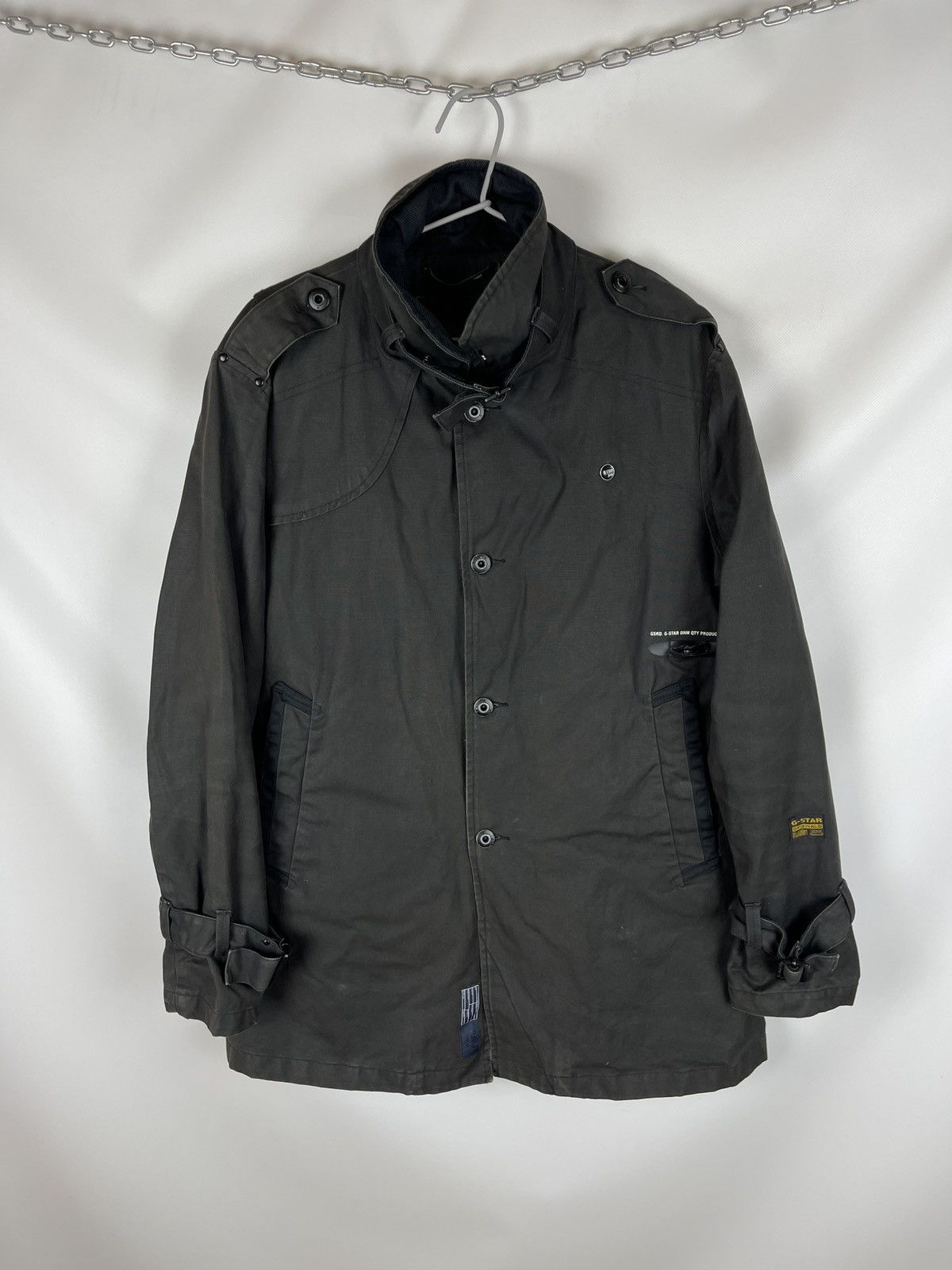 G-Star G-Star Raw Garber Trench coat jacket logo classic Size US XL / EU 56 / 4 - 2 Thumbnail