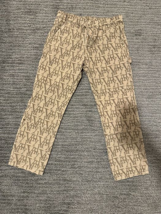 Vandy The Pink Vandy The Pink Monogram Double Knee Pants | Grailed