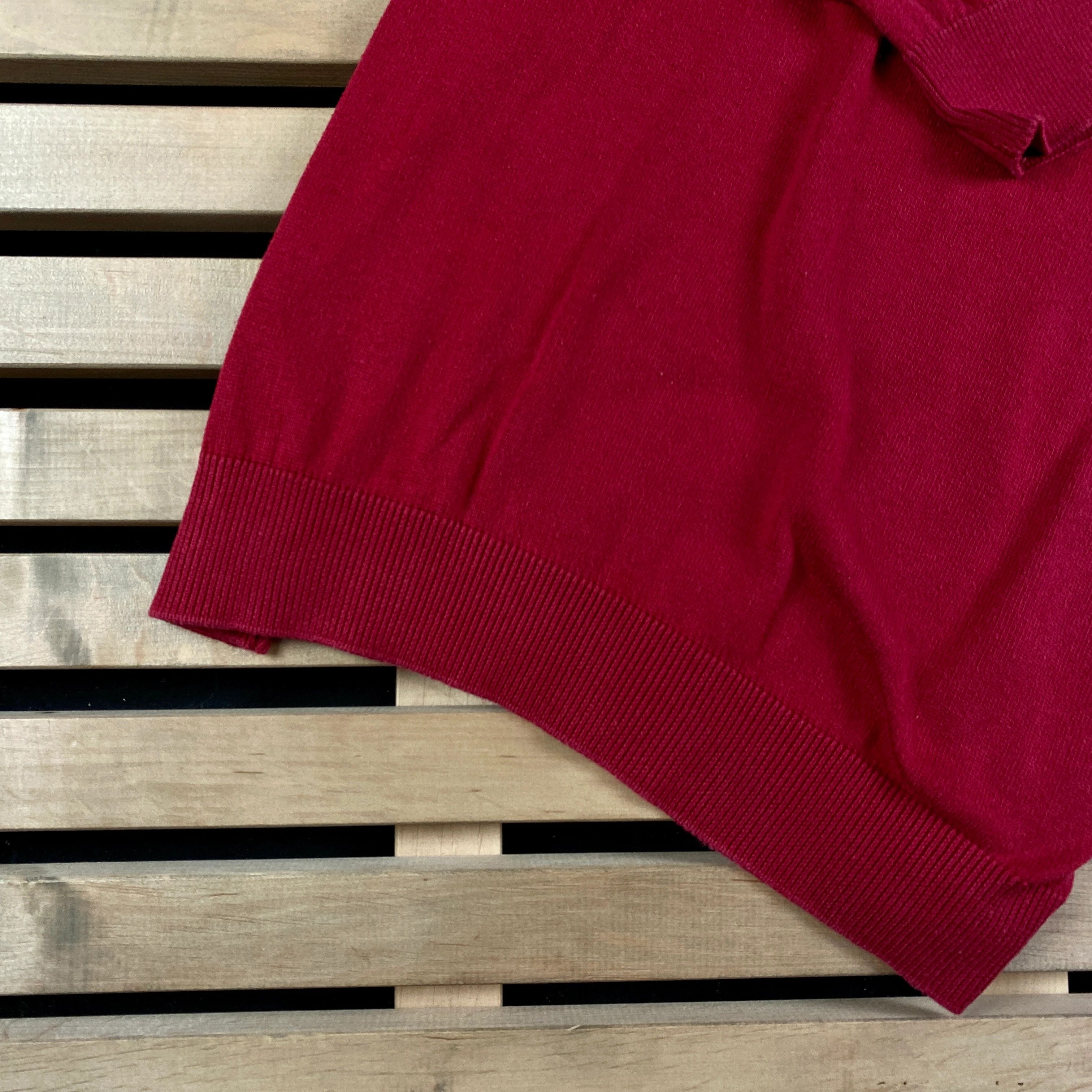 Lacoste × Vintage Mens Jumper Lacoste Vintage Size XL V Neck Size US XL / EU 56 / 4 - 3 Thumbnail
