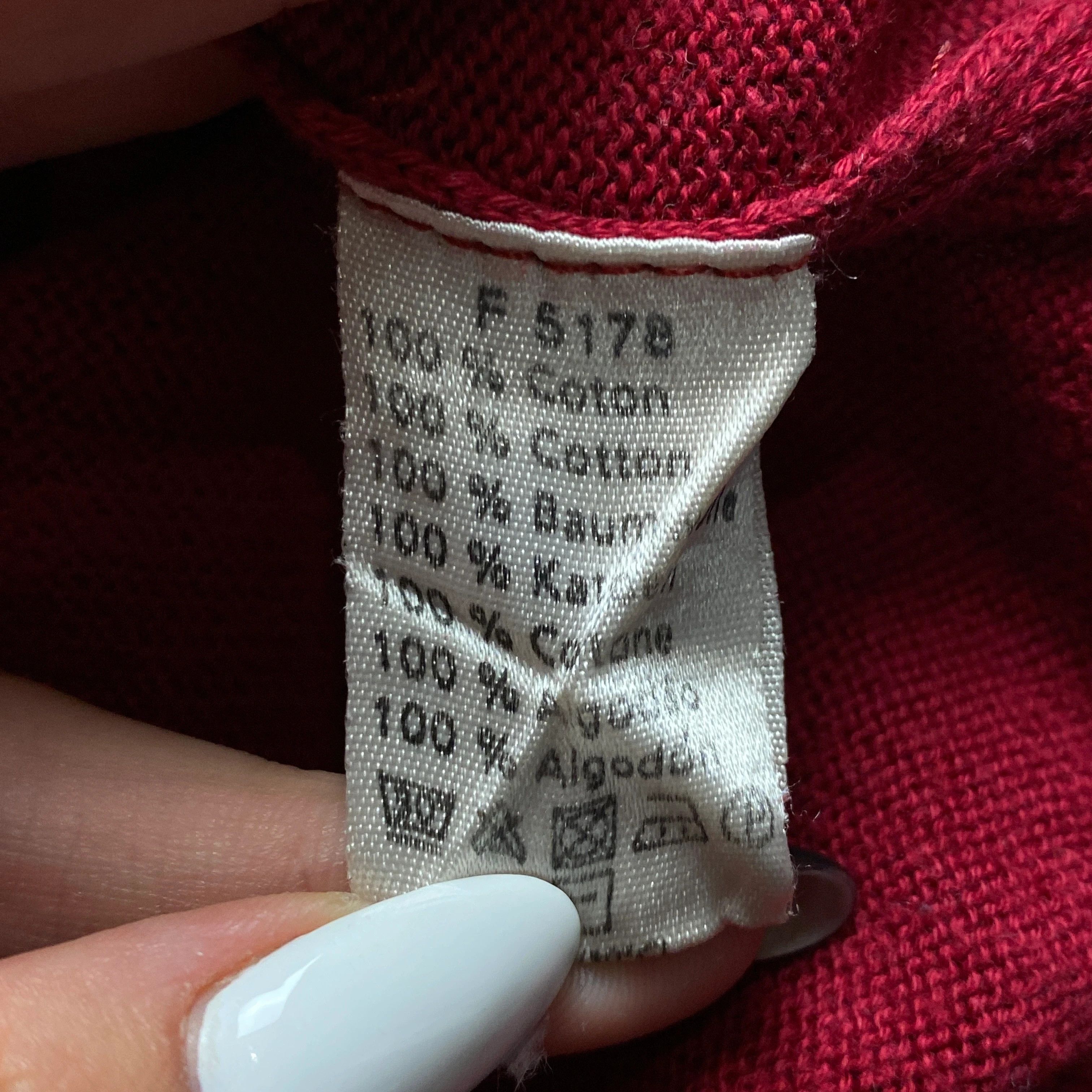 Lacoste × Vintage Mens Jumper Lacoste Vintage Size XL V Neck Size US XL / EU 56 / 4 - 5 Thumbnail