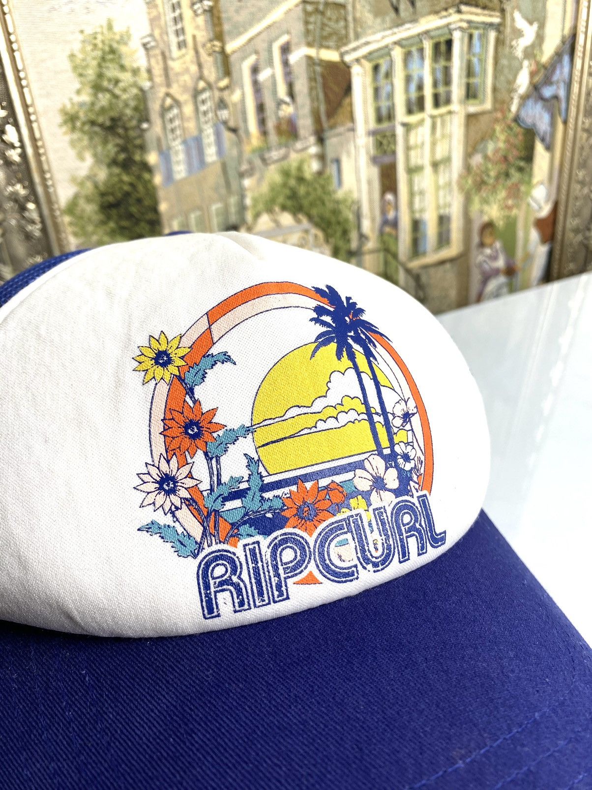 Japanese Brand 80’s Y2K Rare! Vintage Rip Curl Cap Hat Surf Style Size ONE SIZE - 5 Thumbnail