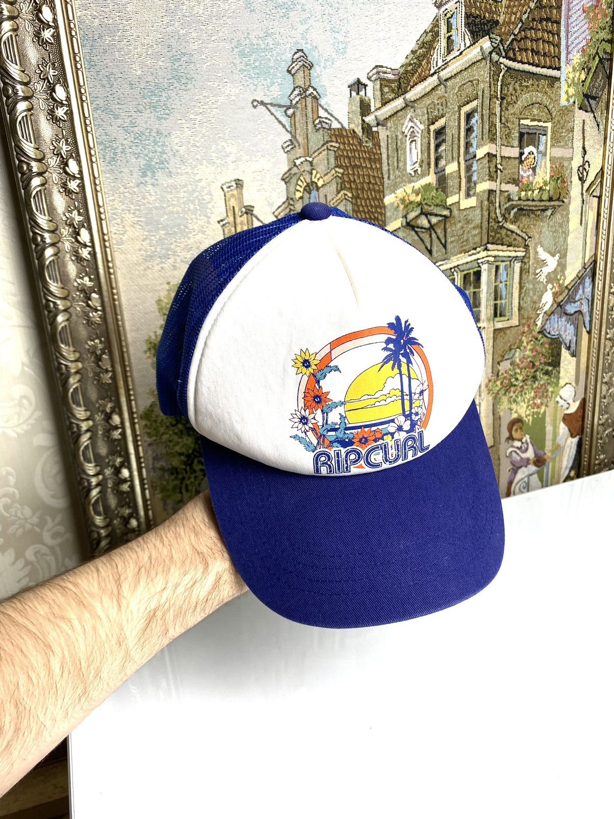 Japanese Brand 80’s Y2K Rare! Vintage Rip Curl Cap Hat Surf Style Size ONE SIZE - 4 Thumbnail