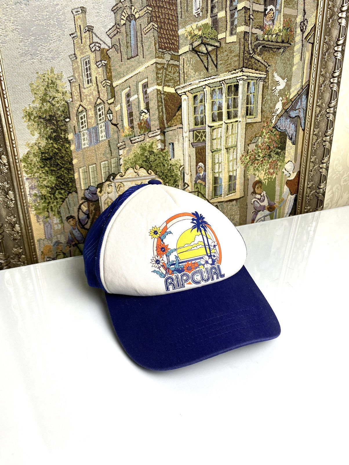 Japanese Brand 80’s Y2K Rare! Vintage Rip Curl Cap Hat Surf Style Size ONE SIZE - 1 Thumbnail