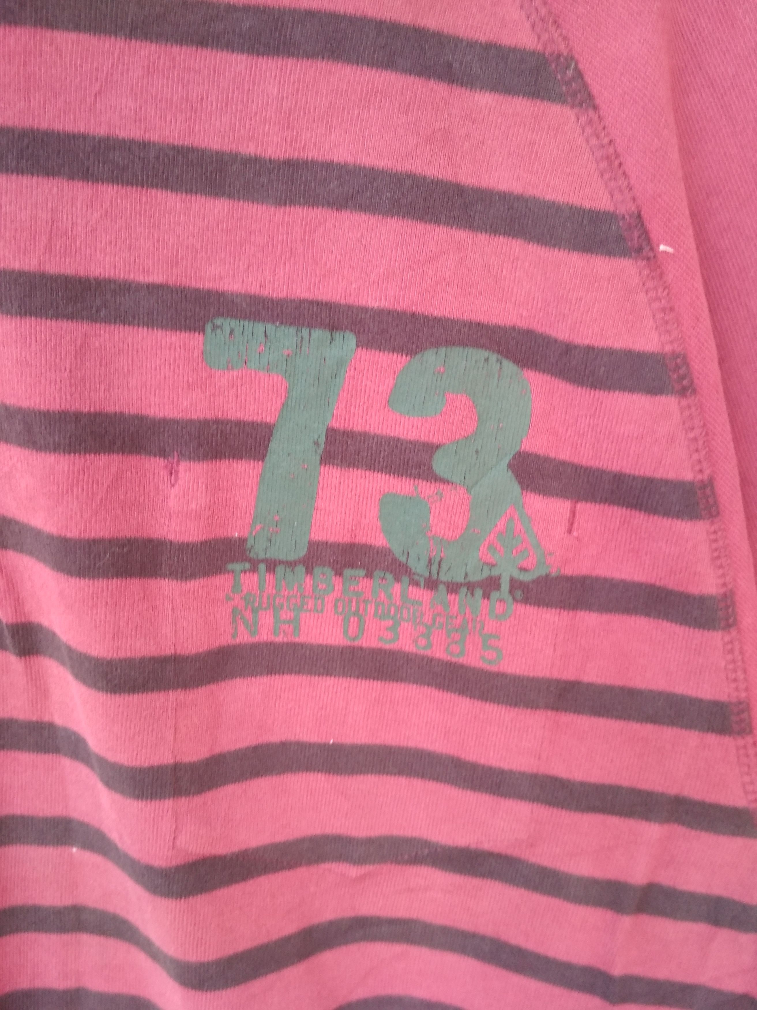 Timberland TIMBERLAND NUMBER #73 NECK ZIPPER STRIPE DESIGN SWEATSHIRT Size US L / EU 52-54 / 3 - 2 Thumbnail