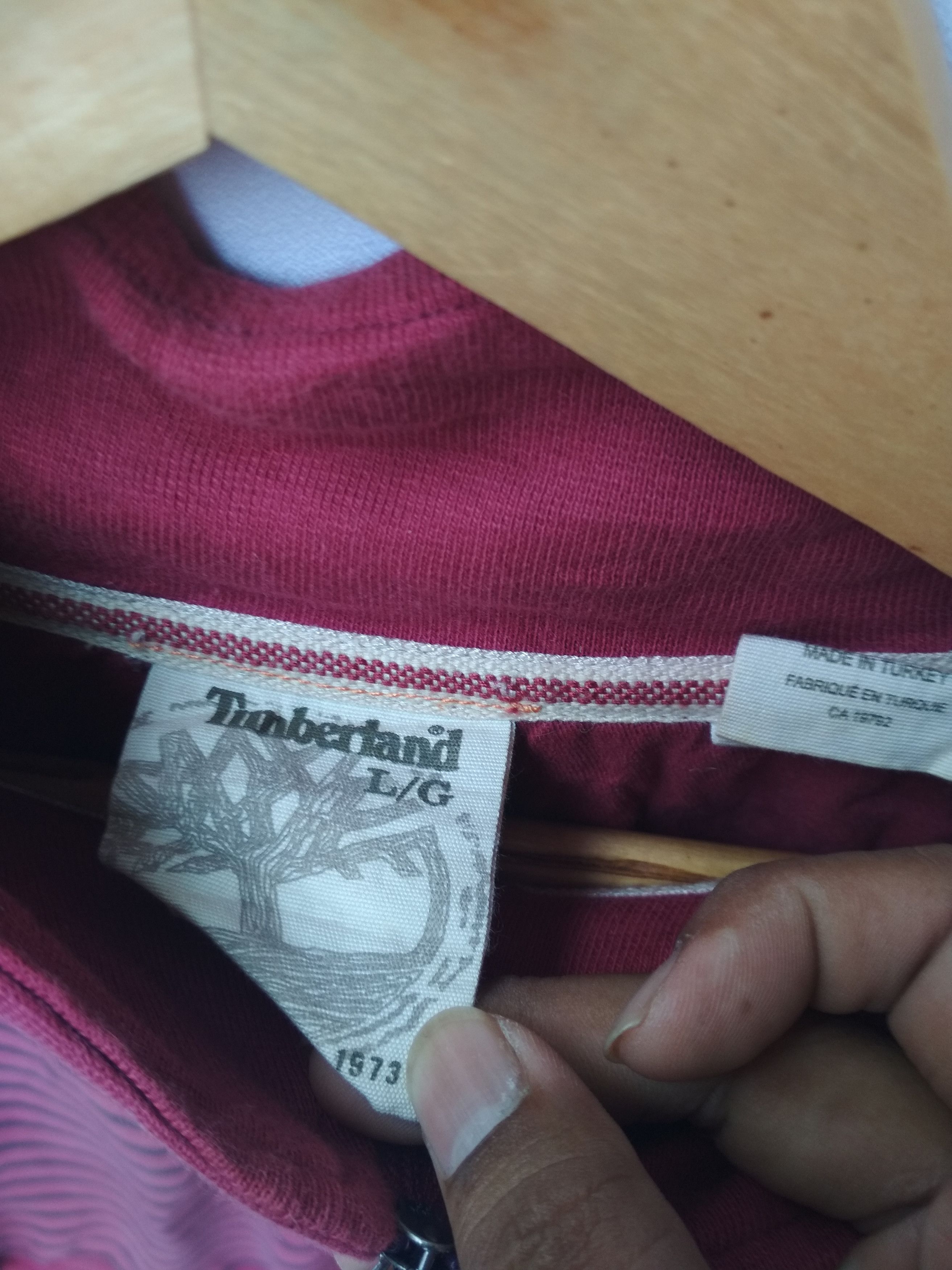 Timberland TIMBERLAND NUMBER #73 NECK ZIPPER STRIPE DESIGN SWEATSHIRT Size US L / EU 52-54 / 3 - 3 Thumbnail