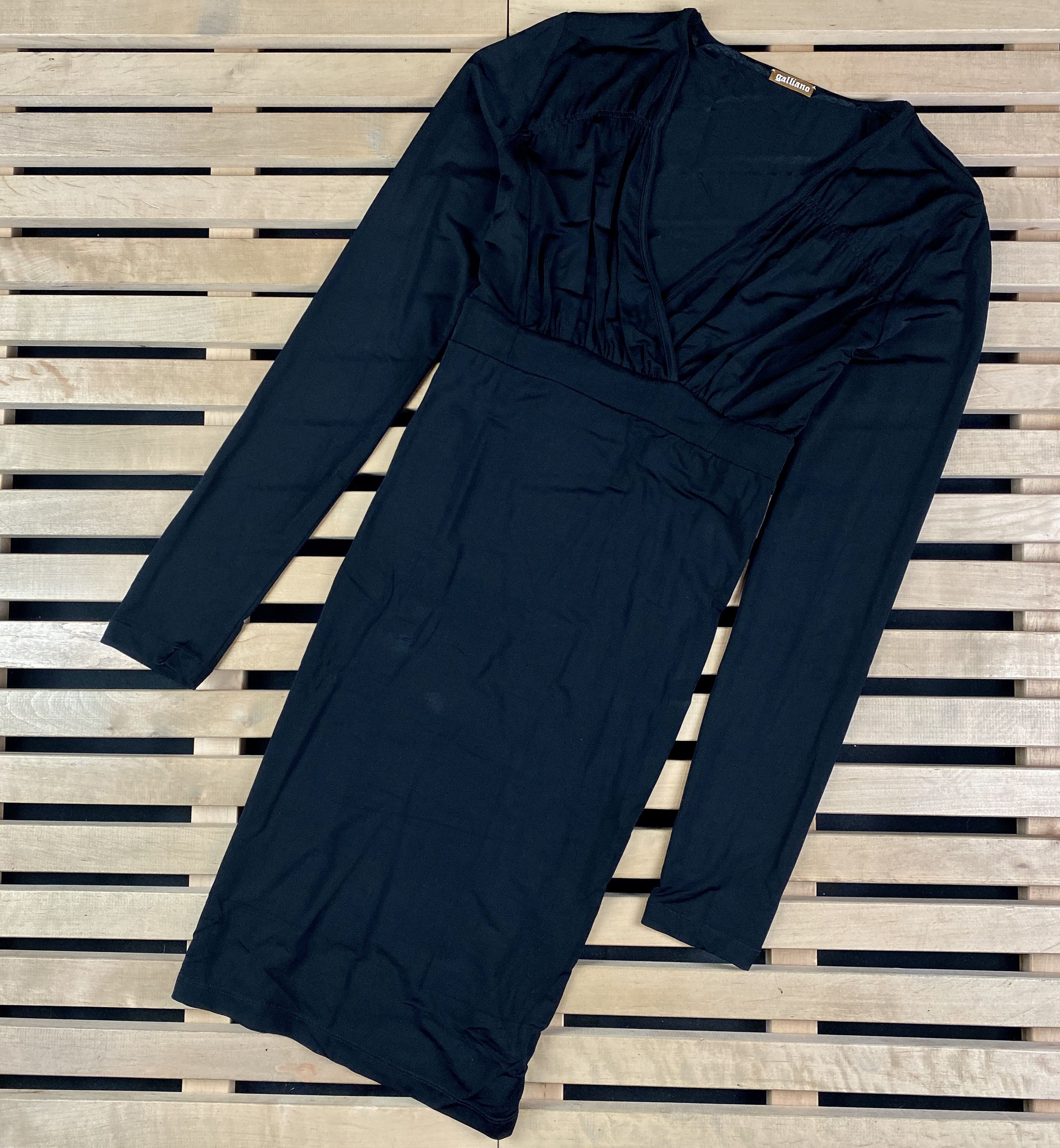 John Galliano Womens Dress Long Sleeve Galliano Size 32/46 Size XXS / US 00 / IT 34 - 1 Thumbnail