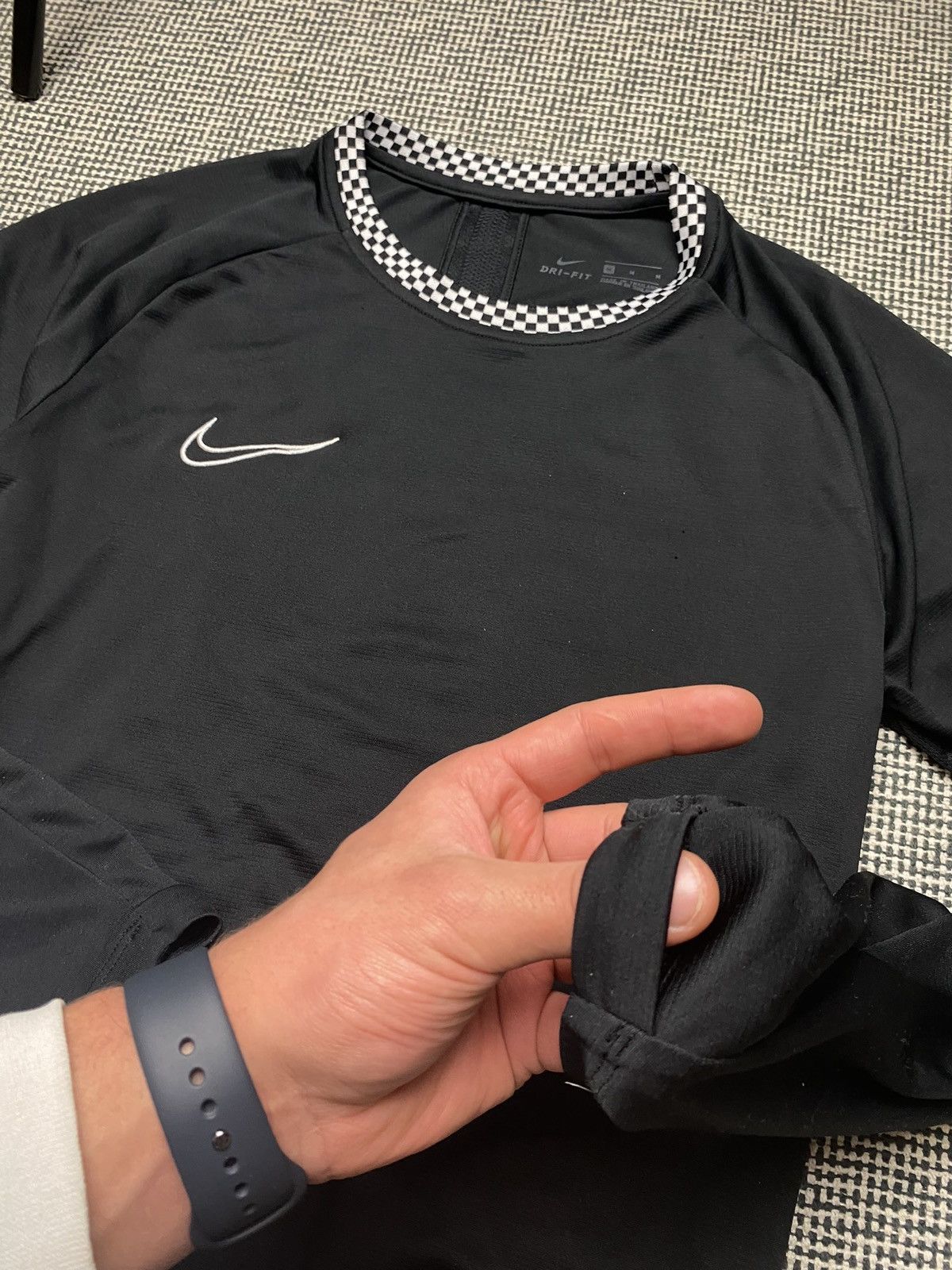 Nike × Vintage Nike long sleeve drill y2k Size US M / EU 48-50 / 2 - 5 Thumbnail